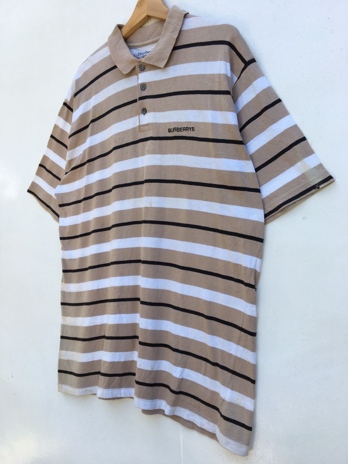 Burberry Burberry London Nova Stripes Polo Shirt Size US M / EU 48-50 / 2 - 4 Thumbnail