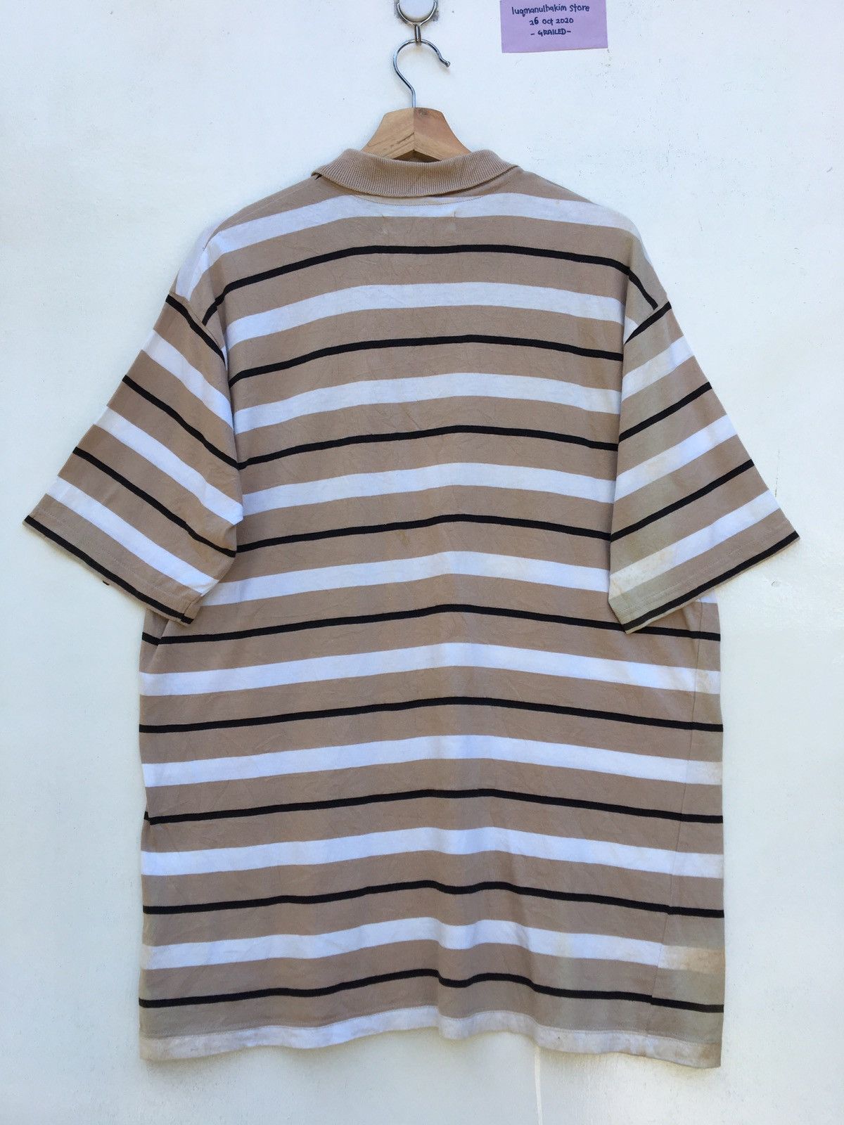 Burberry Burberry London Nova Stripes Polo Shirt Size US M / EU 48-50 / 2 - 12 Thumbnail