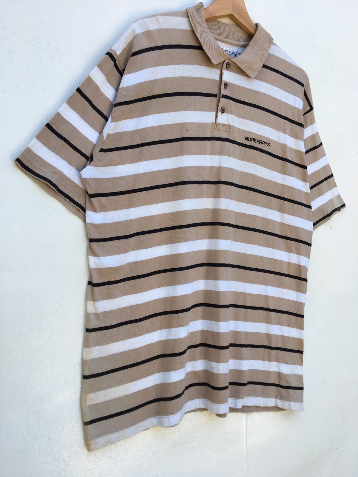 Burberry Burberry London Nova Stripes Polo Shirt Size US M / EU 48-50 / 2 - 3 Thumbnail