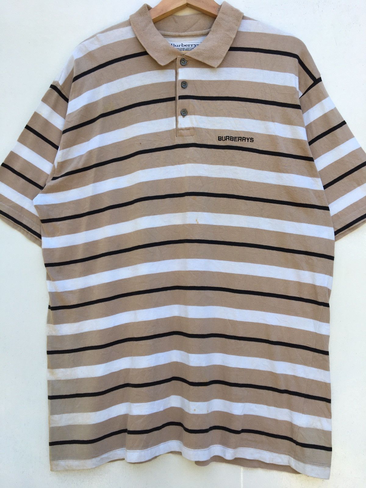 Burberry Burberry London Nova Stripes Polo Shirt Size US M / EU 48-50 / 2 - 5 Thumbnail