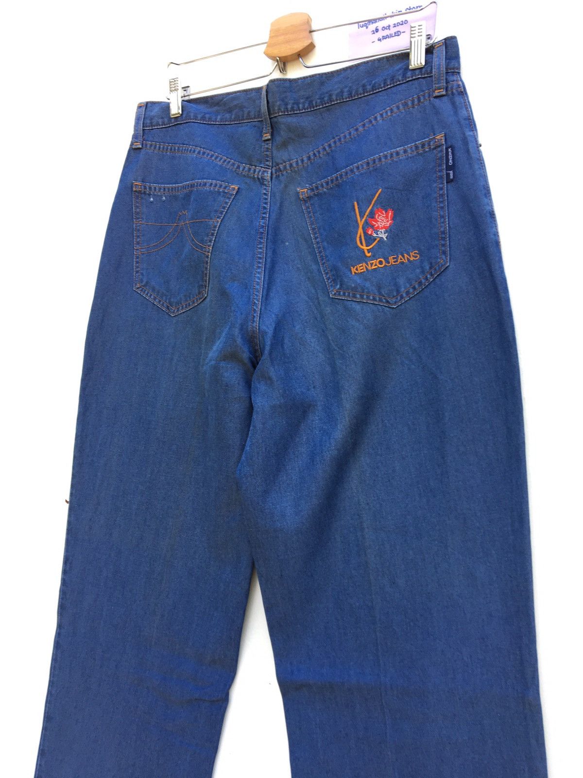 Kenzo Vintage 90s Kenzo Jeans Floral Denim Pants Size US 34 / EU 50 - 5 Thumbnail