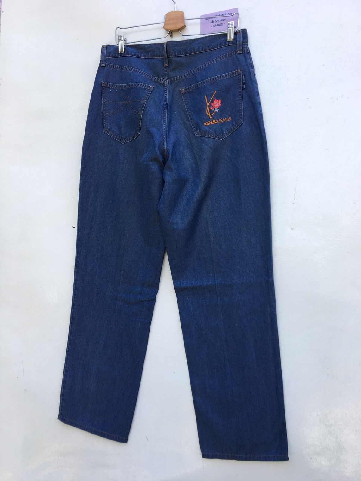 Kenzo Vintage 90s Kenzo Jeans Floral Denim Pants Size US 34 / EU 50 - 7 Thumbnail