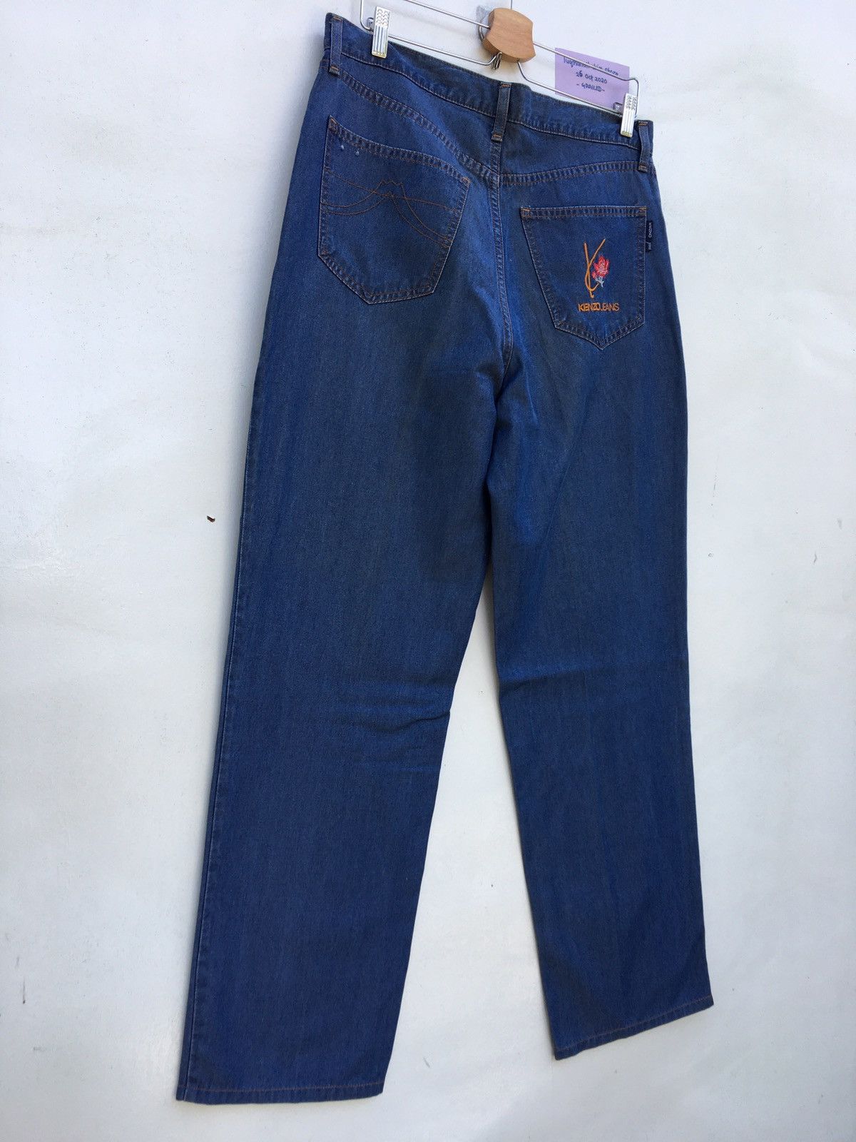 Kenzo Vintage 90s Kenzo Jeans Floral Denim Pants Size US 34 / EU 50 - 6 Thumbnail