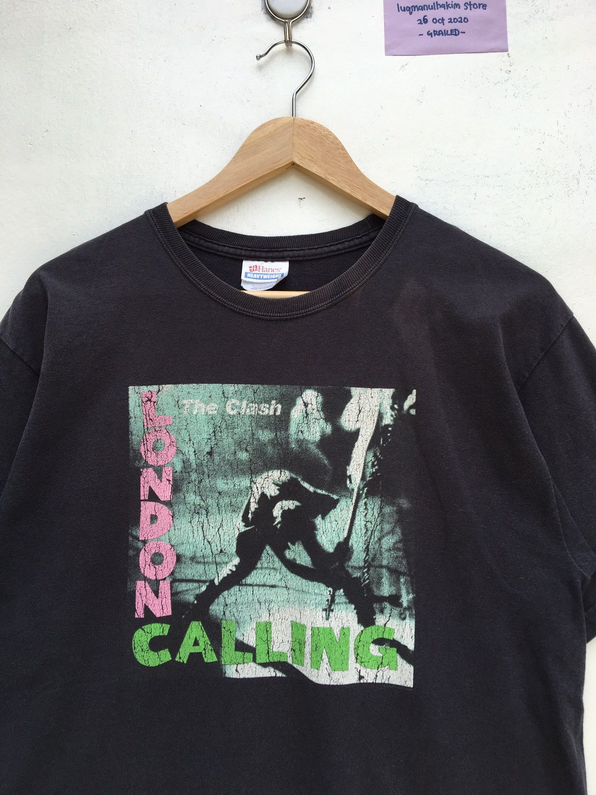 Band Tees RAREVintage Rock Band The Clash London Calling T-shirt 90s Size US M / EU 48-50 / 2 - 5 Thumbnail