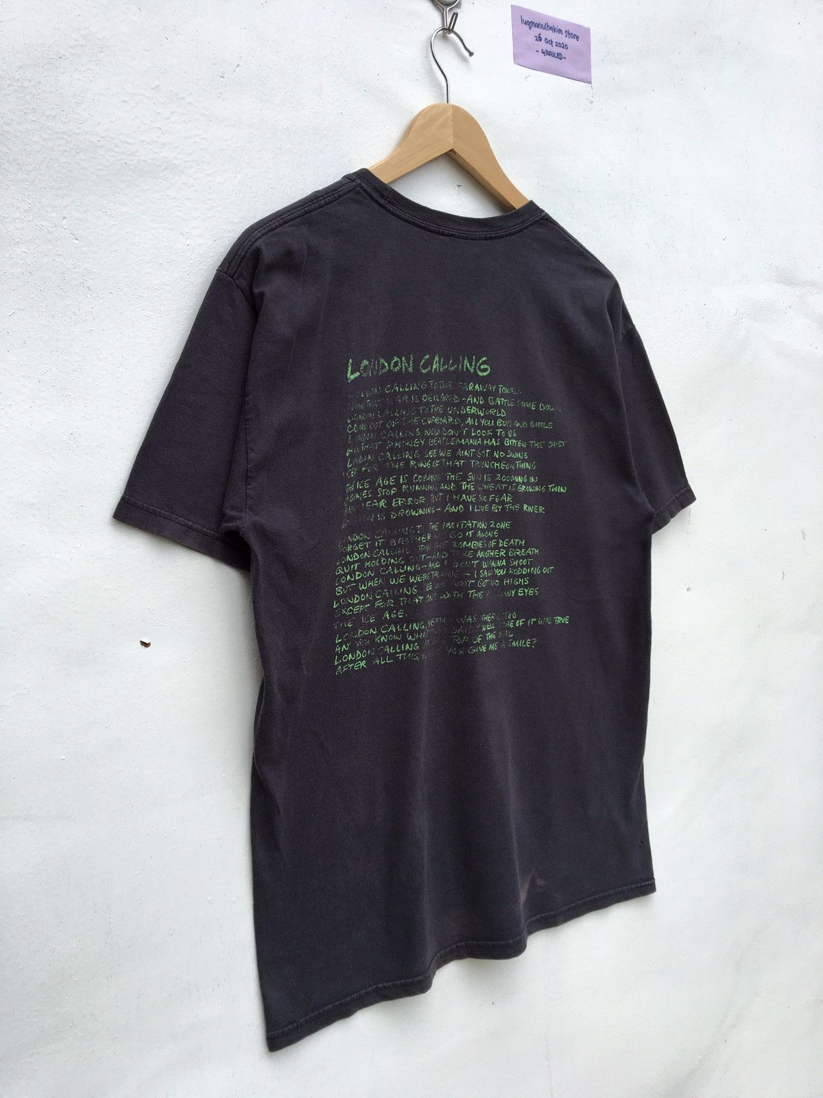 Band Tees RAREVintage Rock Band The Clash London Calling T-shirt 90s Size US M / EU 48-50 / 2 - 11 Thumbnail