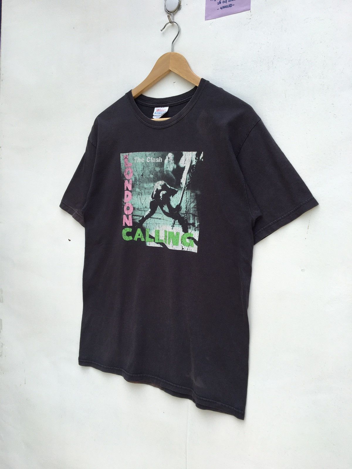 Band Tees RAREVintage Rock Band The Clash London Calling T-shirt 90s Size US M / EU 48-50 / 2 - 2 Thumbnail