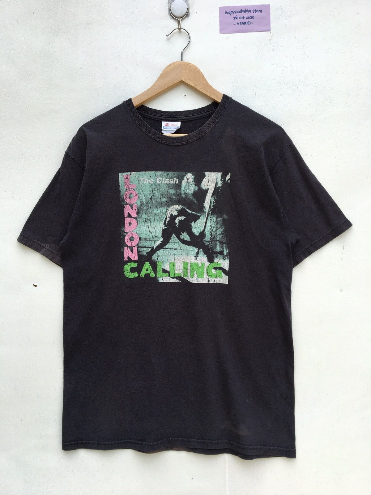 Band Tees RAREVintage Rock Band The Clash London Calling T-shirt 90s Size US M / EU 48-50 / 2 - 1 Thumbnail