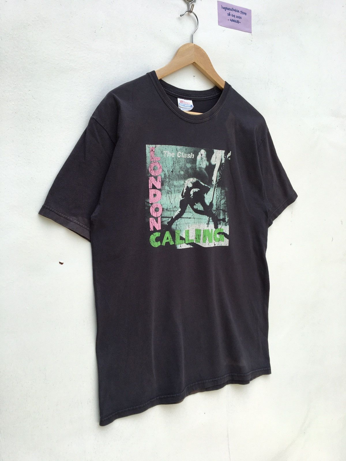 Band Tees RAREVintage Rock Band The Clash London Calling T-shirt 90s Size US M / EU 48-50 / 2 - 3 Thumbnail