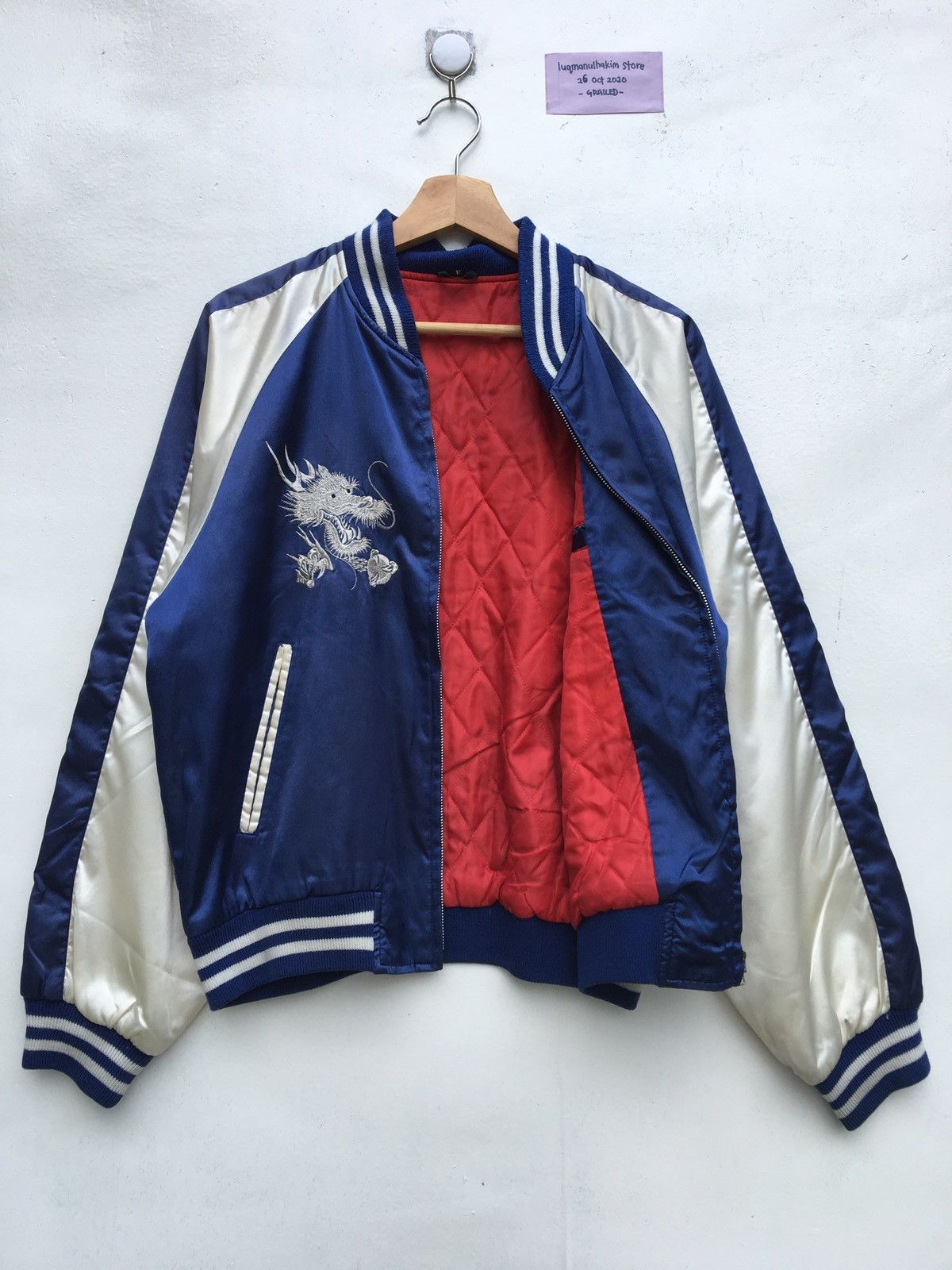 Vintage Vintage DRAGON EMBROIDERY JAPAN SOUVENIR JACKET Size US M / EU 48-50 / 2 - 13 Thumbnail