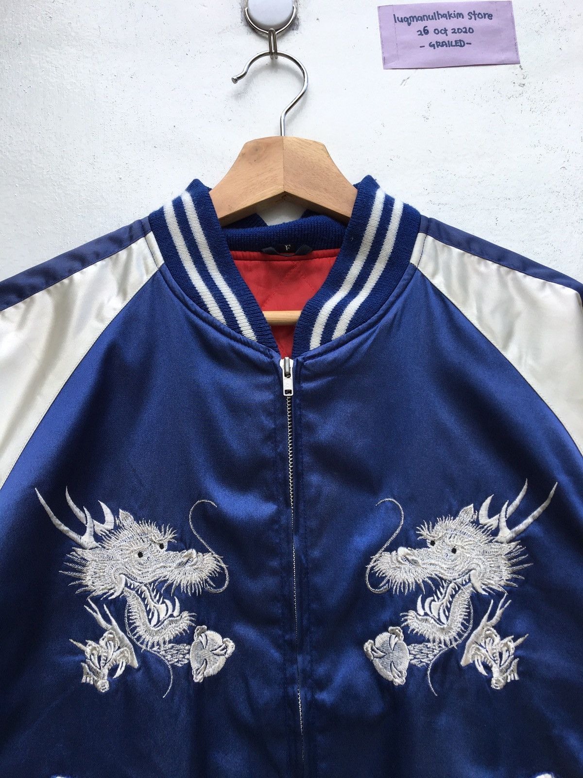 Vintage Vintage DRAGON EMBROIDERY JAPAN SOUVENIR JACKET Size US M / EU 48-50 / 2 - 11 Thumbnail