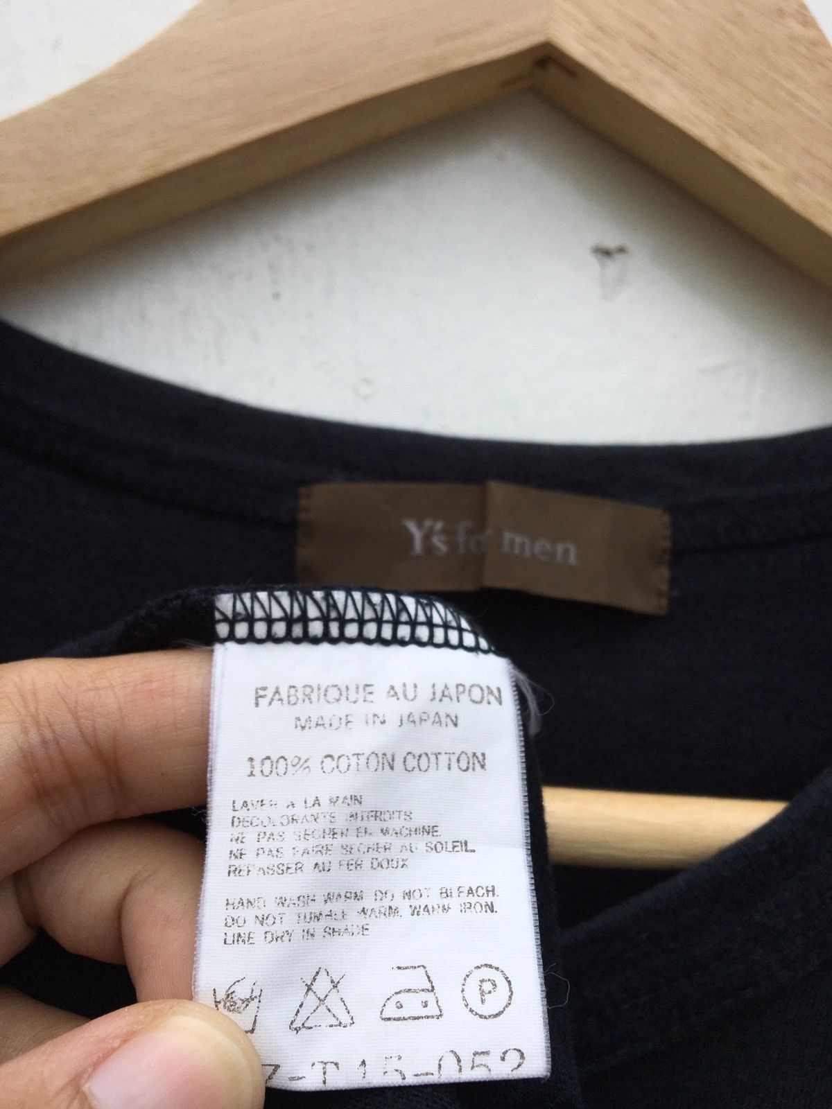 Yohji Yamamoto Vintage 80's - 90's Y's for Men Three Stripes T-Shirts Size US M / EU 48-50 / 2 - 8 Thumbnail