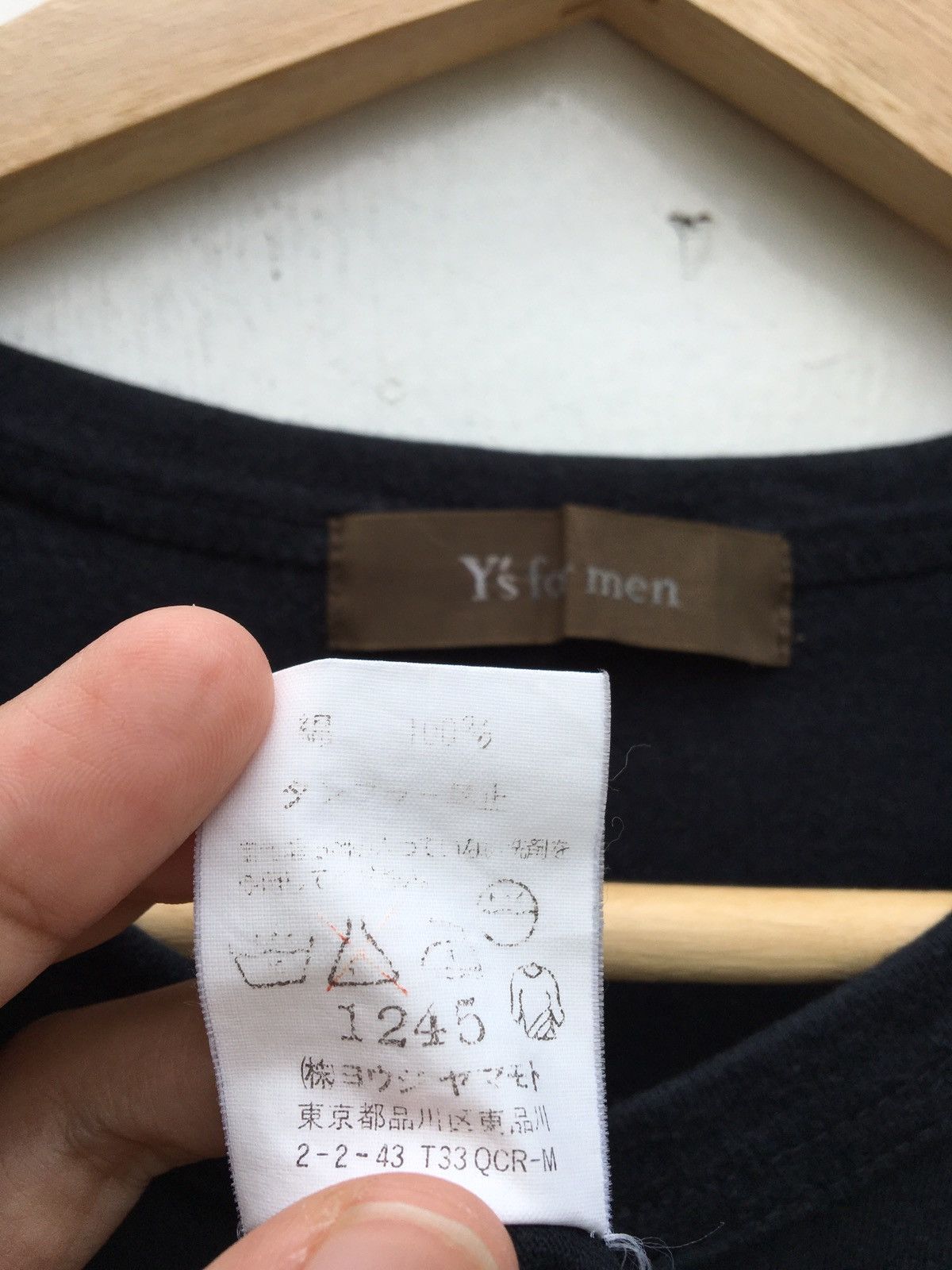 Yohji Yamamoto Vintage 80's - 90's Y's for Men Three Stripes T-Shirts Size US M / EU 48-50 / 2 - 9 Thumbnail