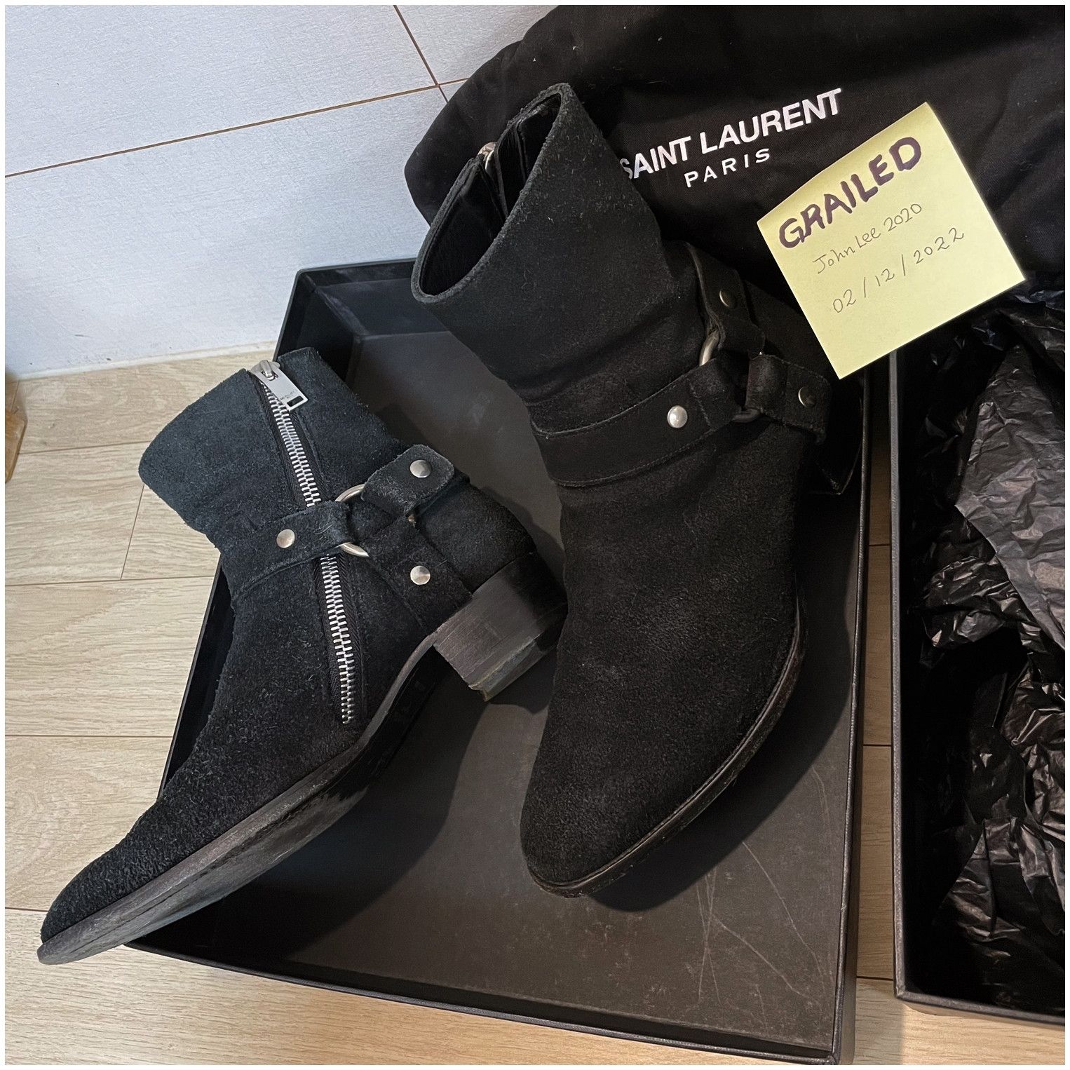 saint laurent paris aw13 harness boots [39]