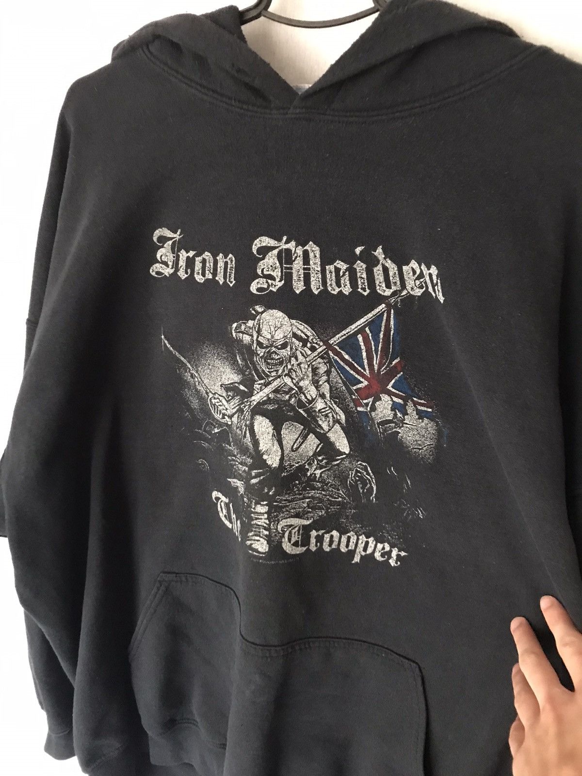 Band Tees Iron Maiden The Trooper Black Mens Hoodie Size US XXL / EU 58 / 5 - 6 Thumbnail