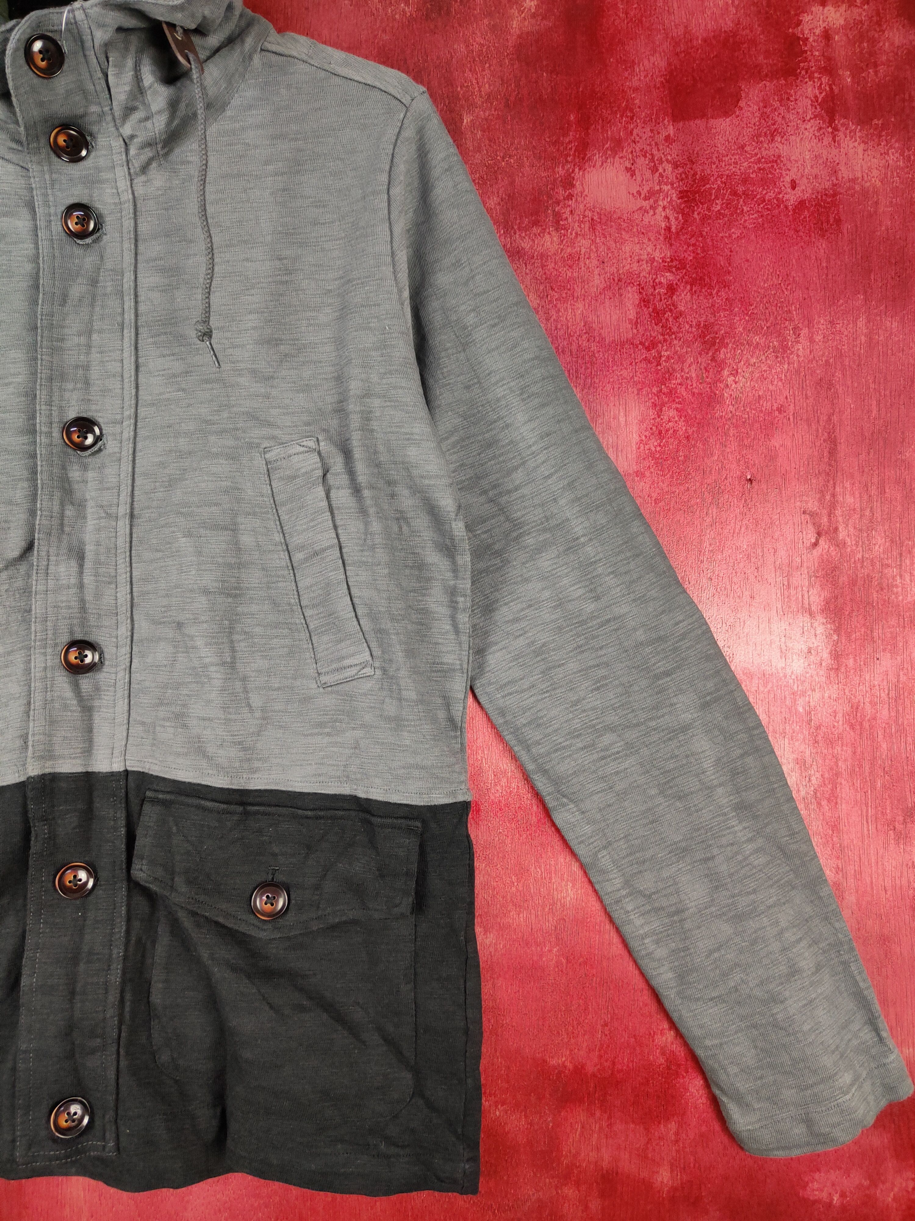 Japanese Brand × Vintage Good Day 2 tone Gray hoodie Sweater #4832 Size US M / EU 48-50 / 2 - 5 Thumbnail
