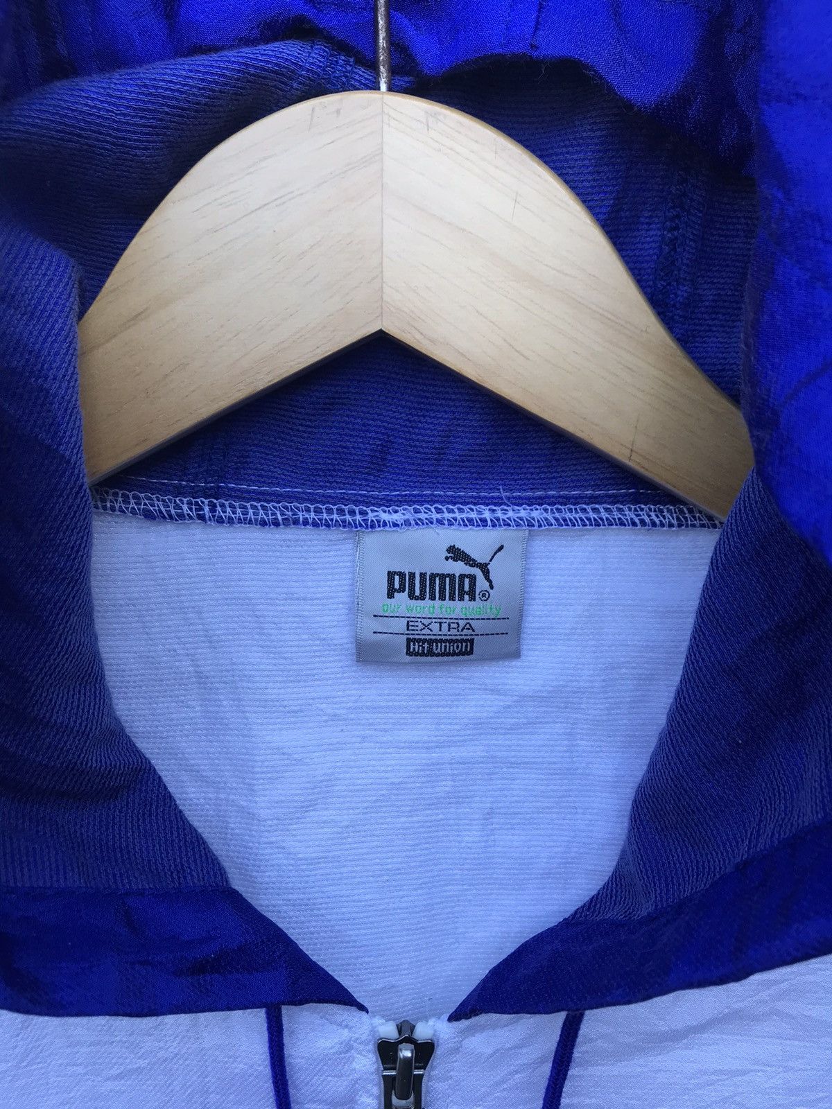 Puma Vintage Puma Windbreaker Hoodie Colourblock Jacket Size US M / EU 48-50 / 2 - 2 Thumbnail