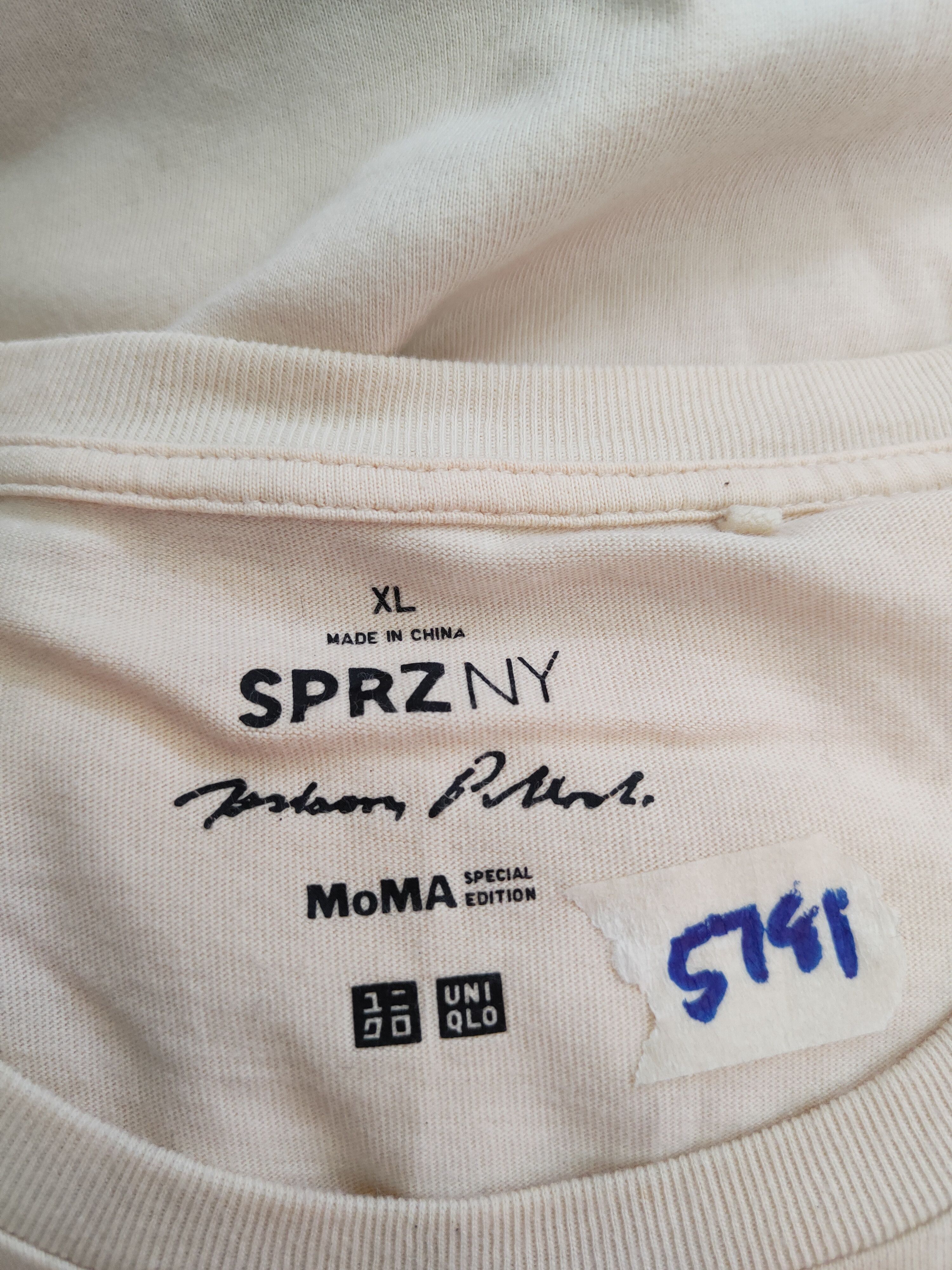 Japanese Brand × Uniqlo Uniqlo X Moma special edition Cream T-shirt #5781 Size US XL / EU 56 / 4 - 12 Thumbnail