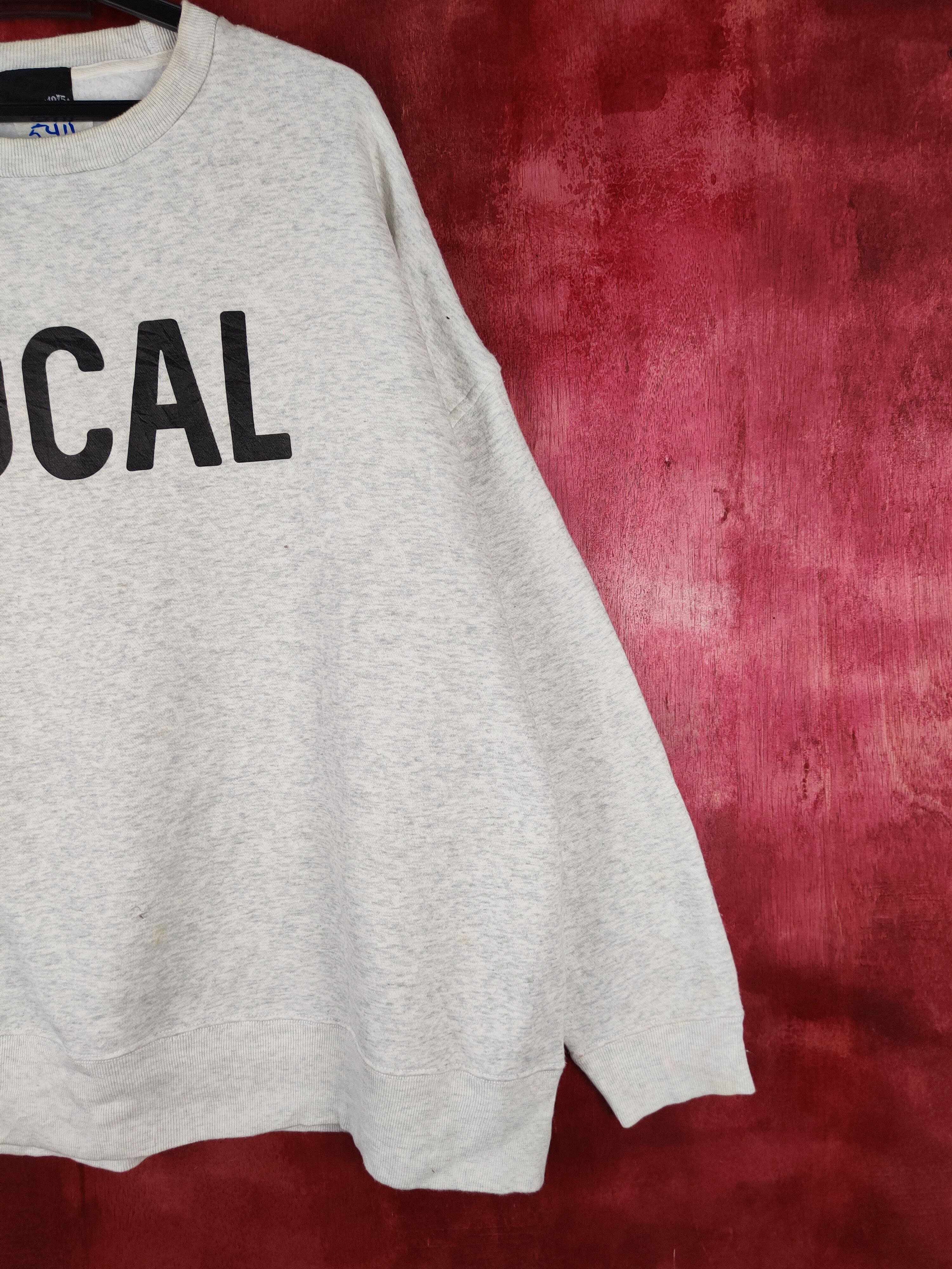 The 1975 1975 Tokyo-Local Soft Grey baggie Sweatshirt #5411 Size US XL / EU 56 / 4 - 5 Thumbnail