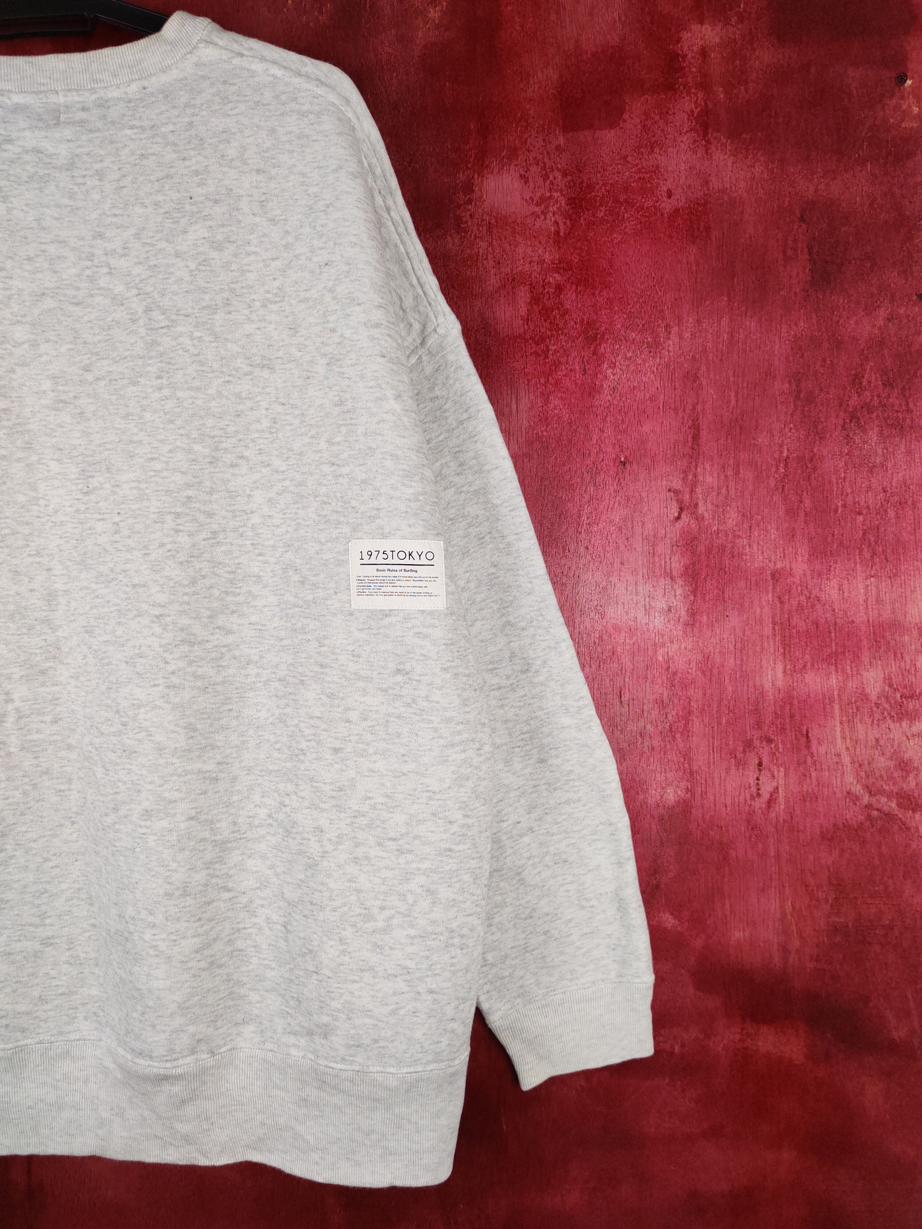 The 1975 1975 Tokyo-Local Soft Grey baggie Sweatshirt #5411 Size US XL / EU 56 / 4 - 10 Thumbnail