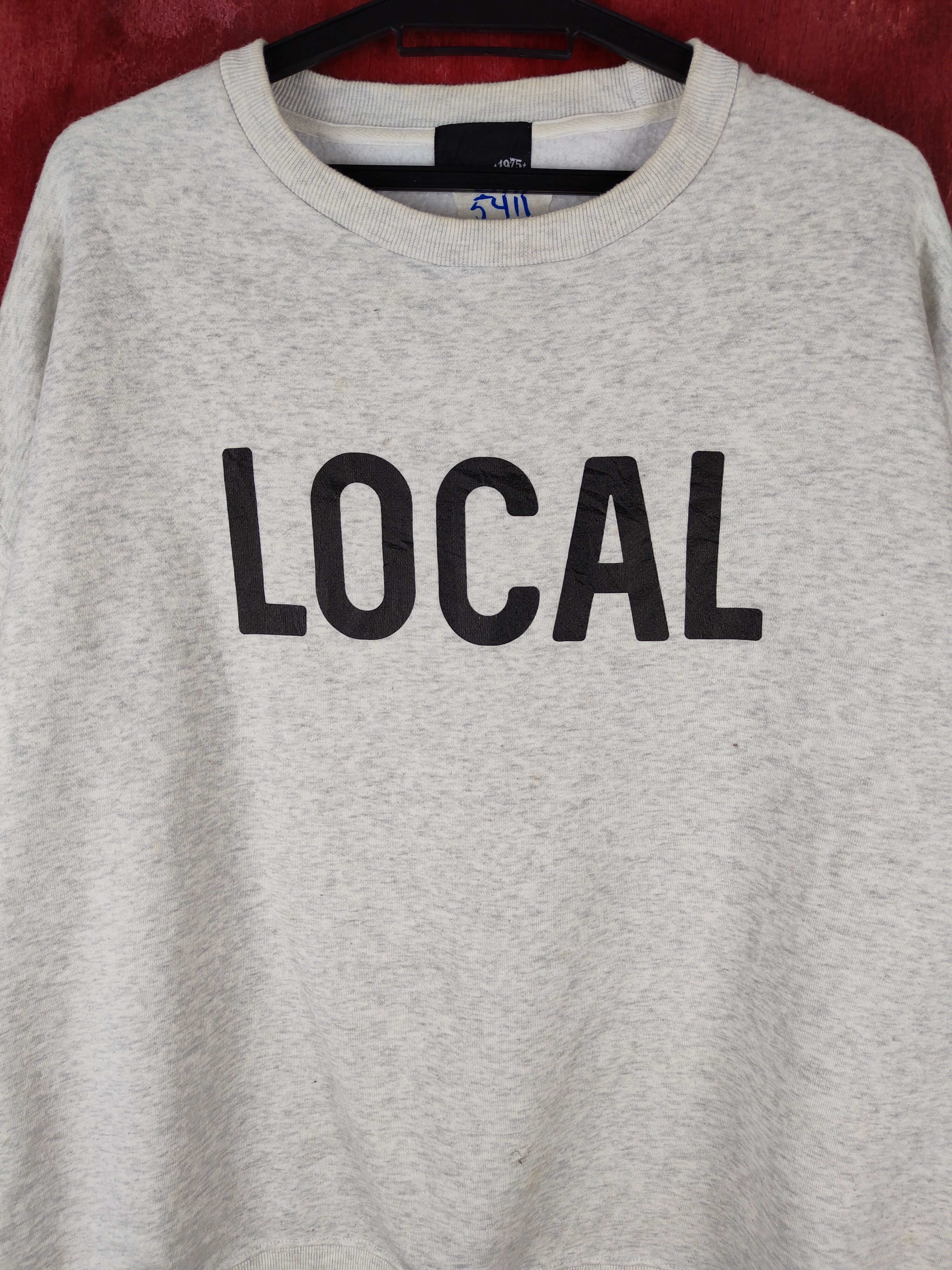 The 1975 1975 Tokyo-Local Soft Grey baggie Sweatshirt #5411 Size US XL / EU 56 / 4 - 2 Thumbnail