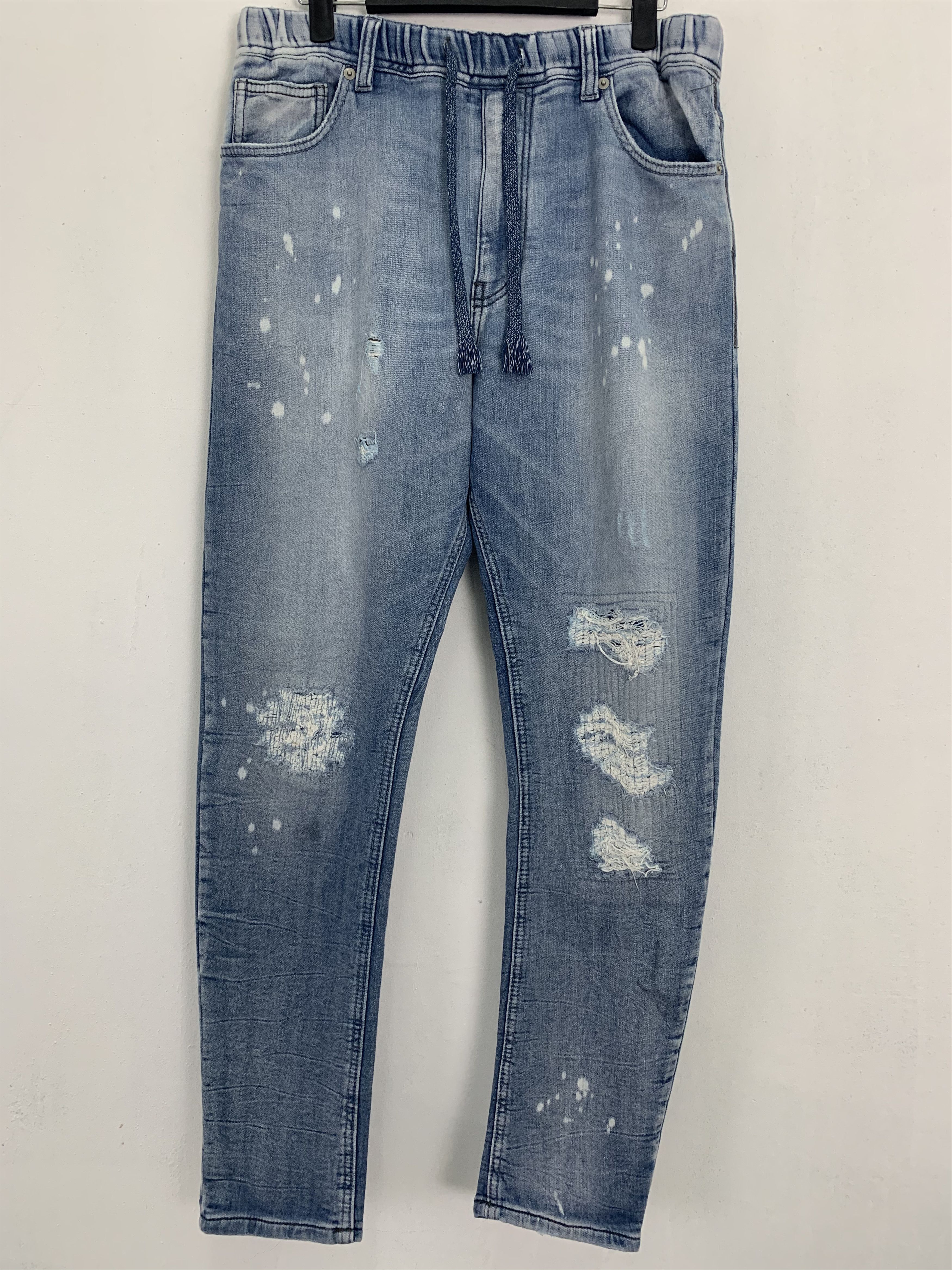 Distressed Denim Vintage Azul By Moussy #216