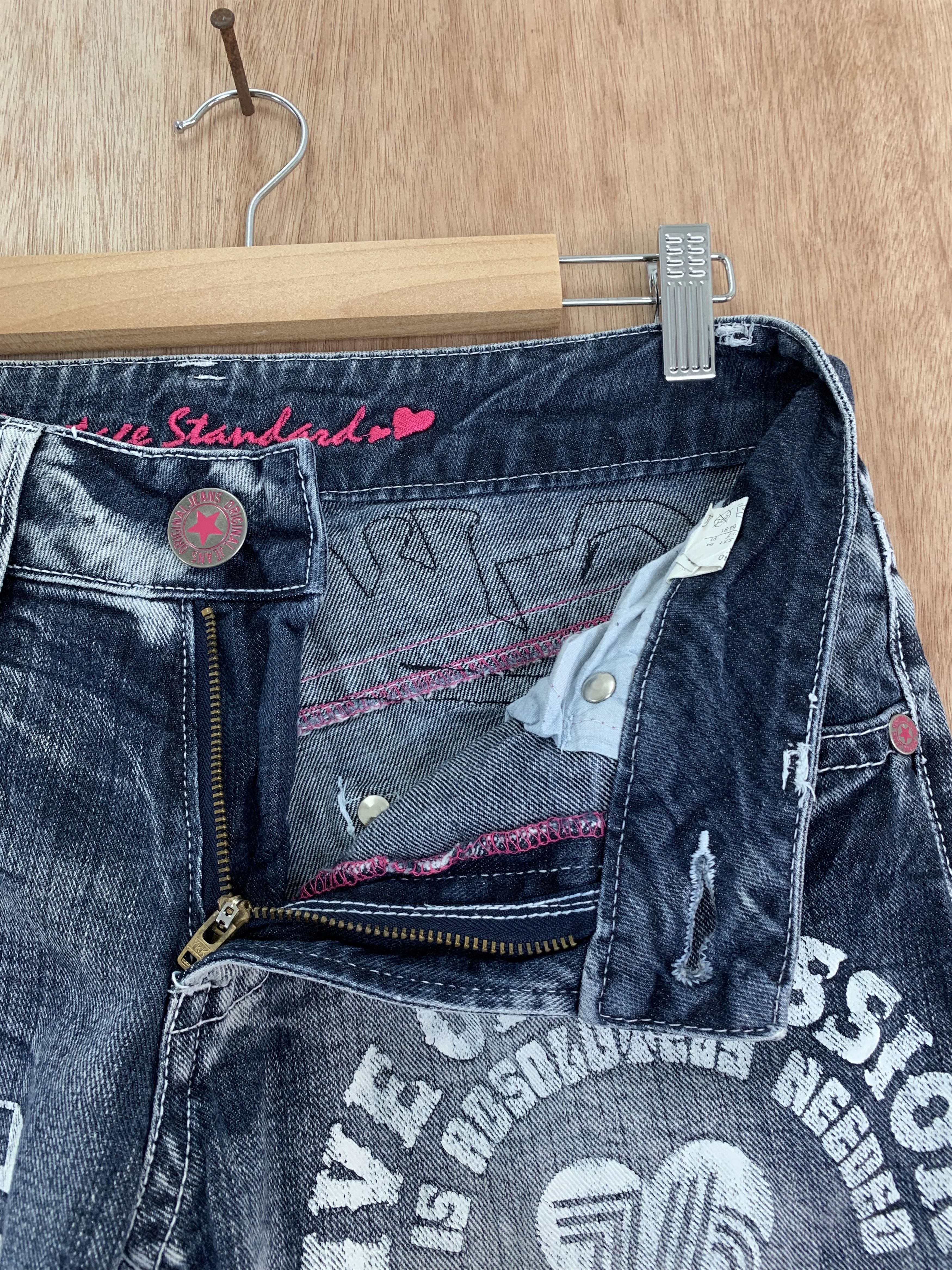 If Six Was Nine Denim Patches Pants Vintage Streetwear California Size US 28 / EU 44 - 10 Thumbnail