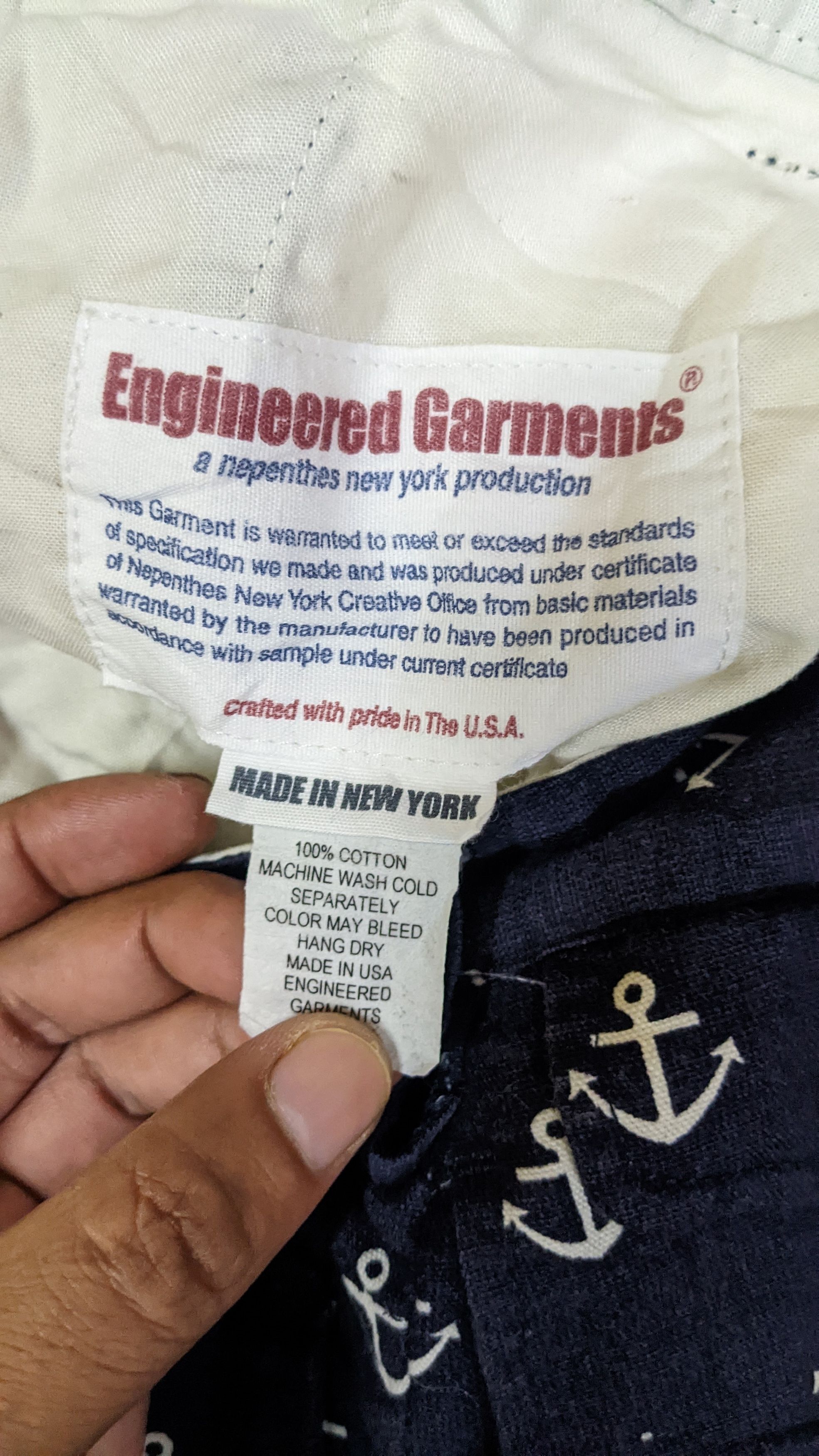 Engineered Garments Anchor Short Pant