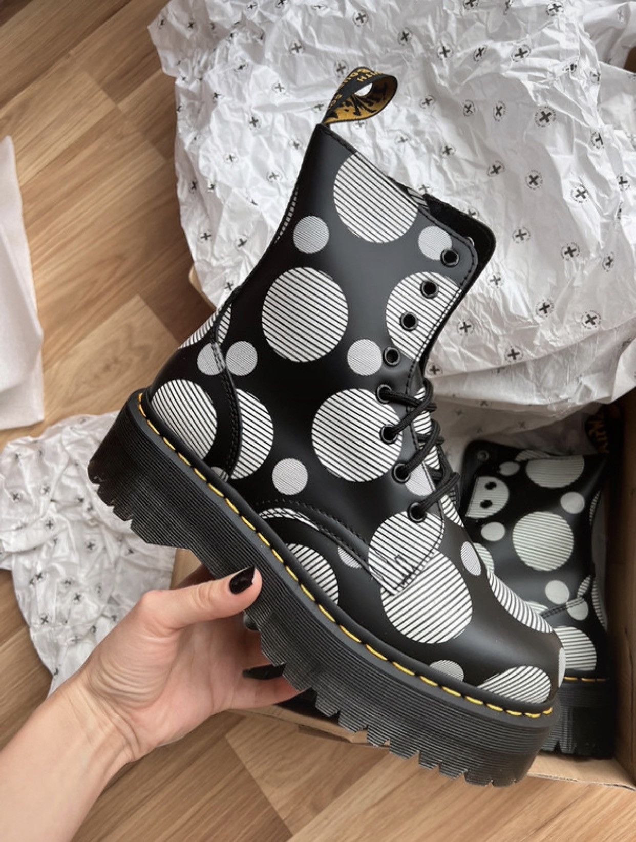 Dr. Martens Dr Martens JADON LEATHER ANKLE BOOTS Size US 10 / IT 40 - 3 Thumbnail
