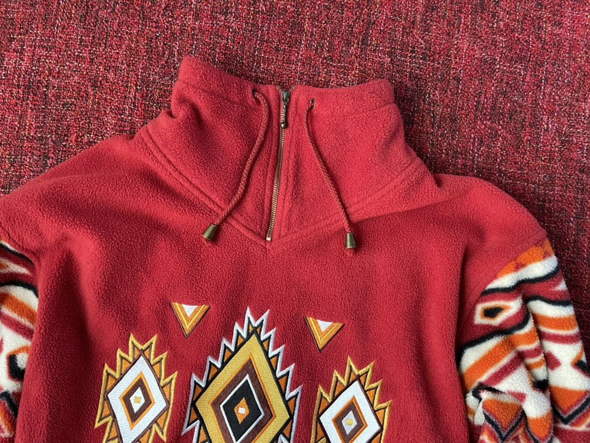 Vintage Vintage Navajo Aztec print fleece jacket Size US M / EU 48-50 / 2 - 3 Thumbnail