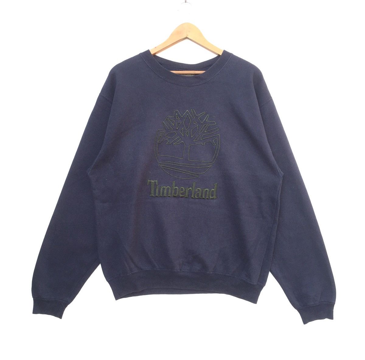 Timberland Weather Gear Big Logo Sweatshirt Spell Out L