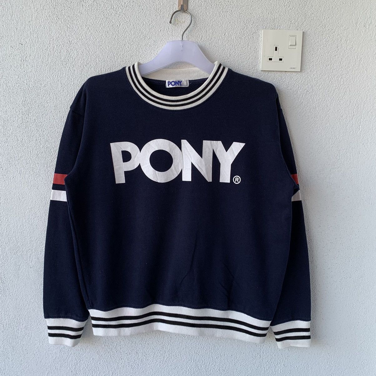 vintage PONY sweatshirt spell out big