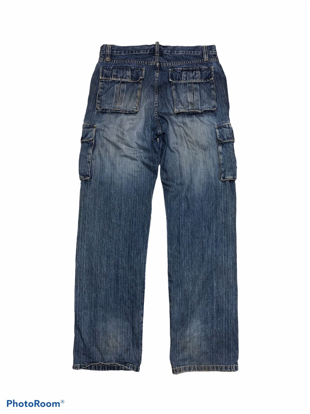 Uniqlo × Voodoo Tactical VINTAGE UNIQLO DENIM CARGOPANT Size US 34 / EU 50 - 2 Thumbnail