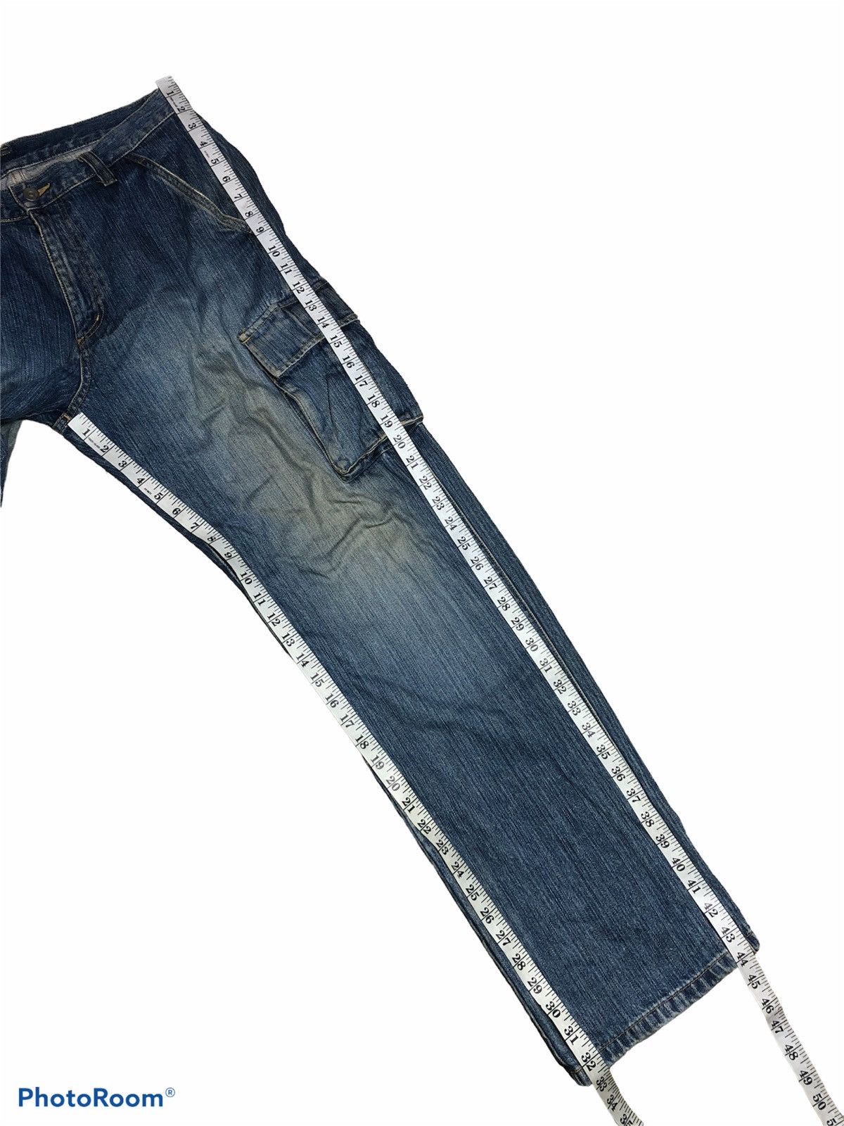 Uniqlo × Voodoo Tactical VINTAGE UNIQLO DENIM CARGOPANT Size US 34 / EU 50 - 8 Thumbnail