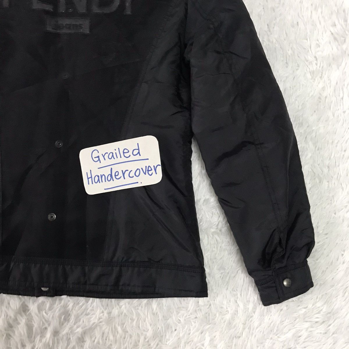 Fendi Vtg Fendi Jeans Logo Back Mesh Jacket Size XS / US 0-2 / IT 36-38 - 10 Thumbnail