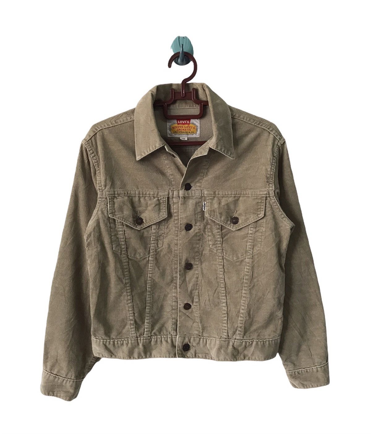 60's Levi's Slim Big E Slim Fit Corduroy Jacket 70's LEVI'S 70505