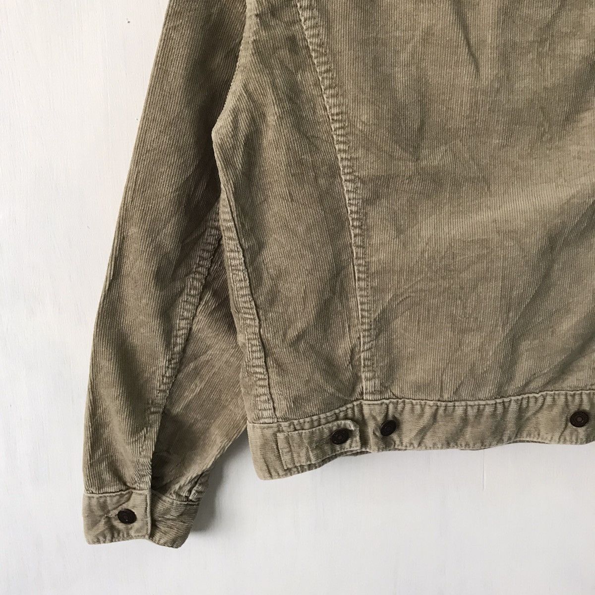 Levi's 💥Steals💥White Levis Jacket Corduroy Trucker Size US S / EU 44-46 / 1 - 12 Thumbnail