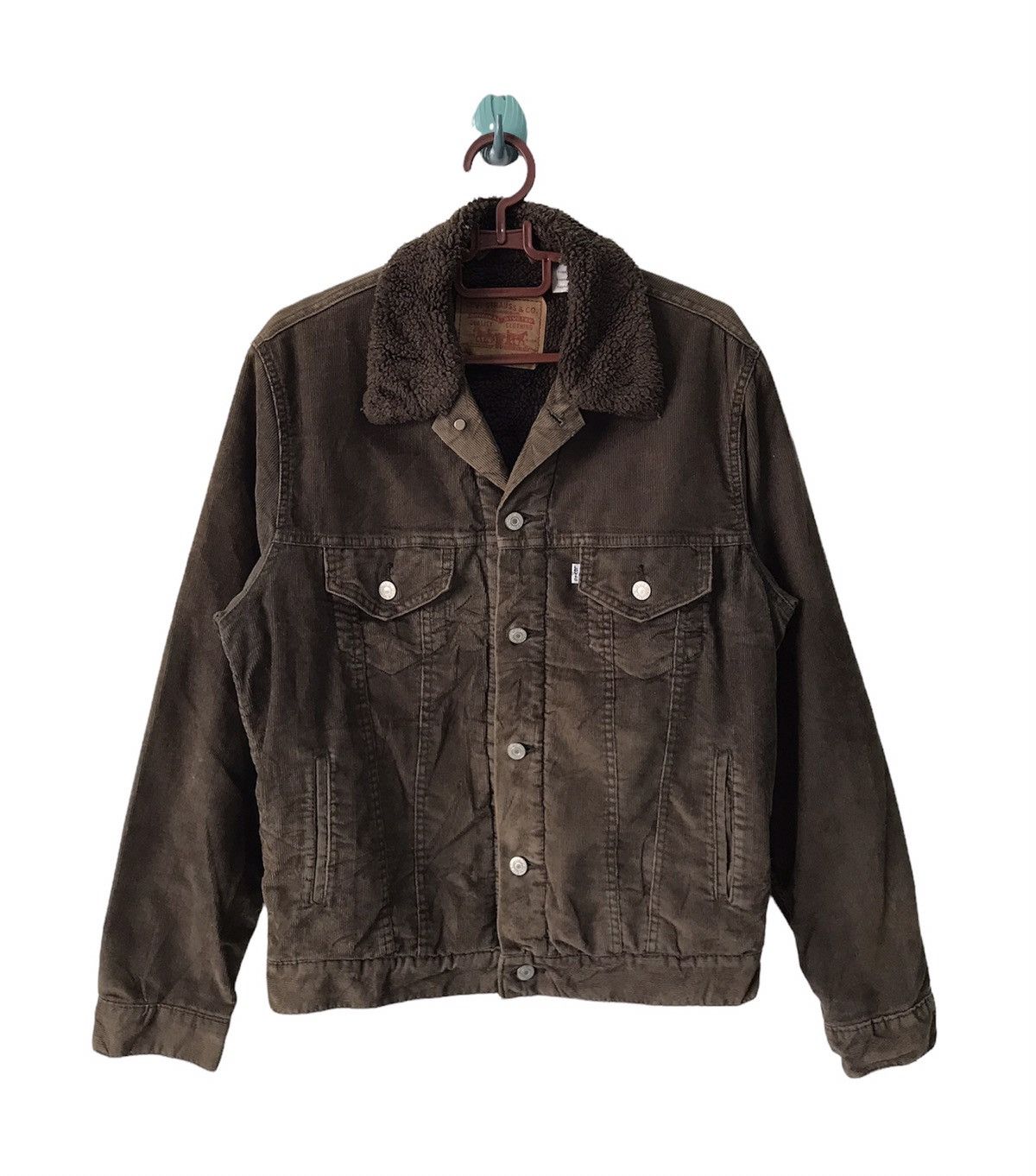 💥Steals💥Levis Shearling Corduroy Trucker Jacket