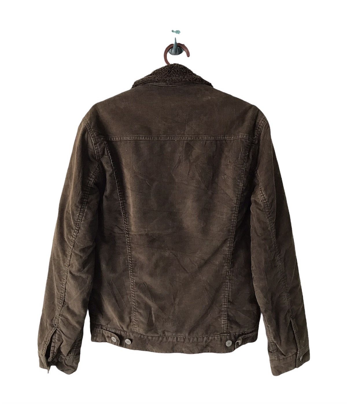 Levi's 💥Steals💥Levis Shearling Corduroy Trucker Jacket Size US S / EU 44-46 / 1 - 2 Thumbnail