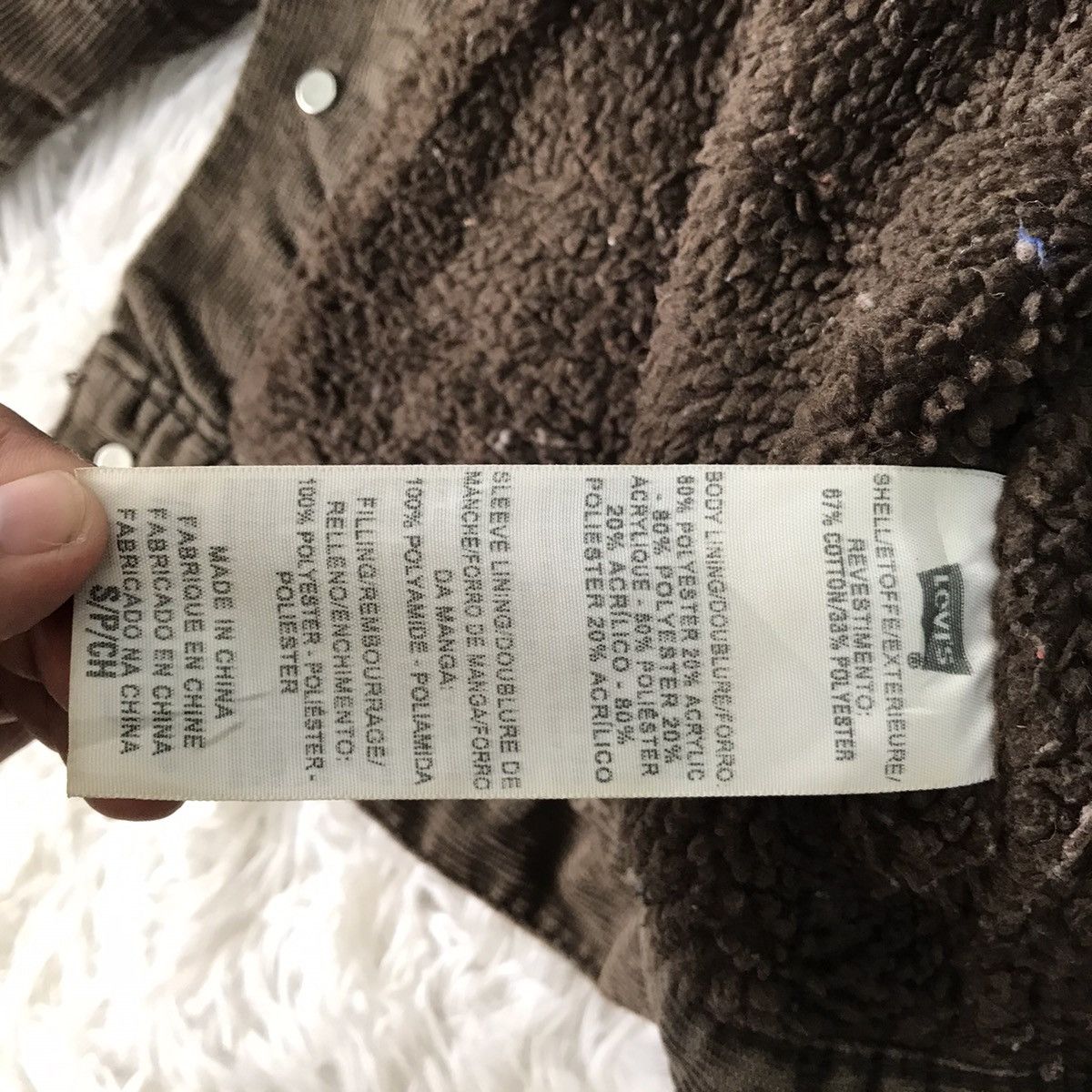 Levi's 💥Steals💥Levis Shearling Corduroy Trucker Jacket Size US S / EU 44-46 / 1 - 20 Thumbnail