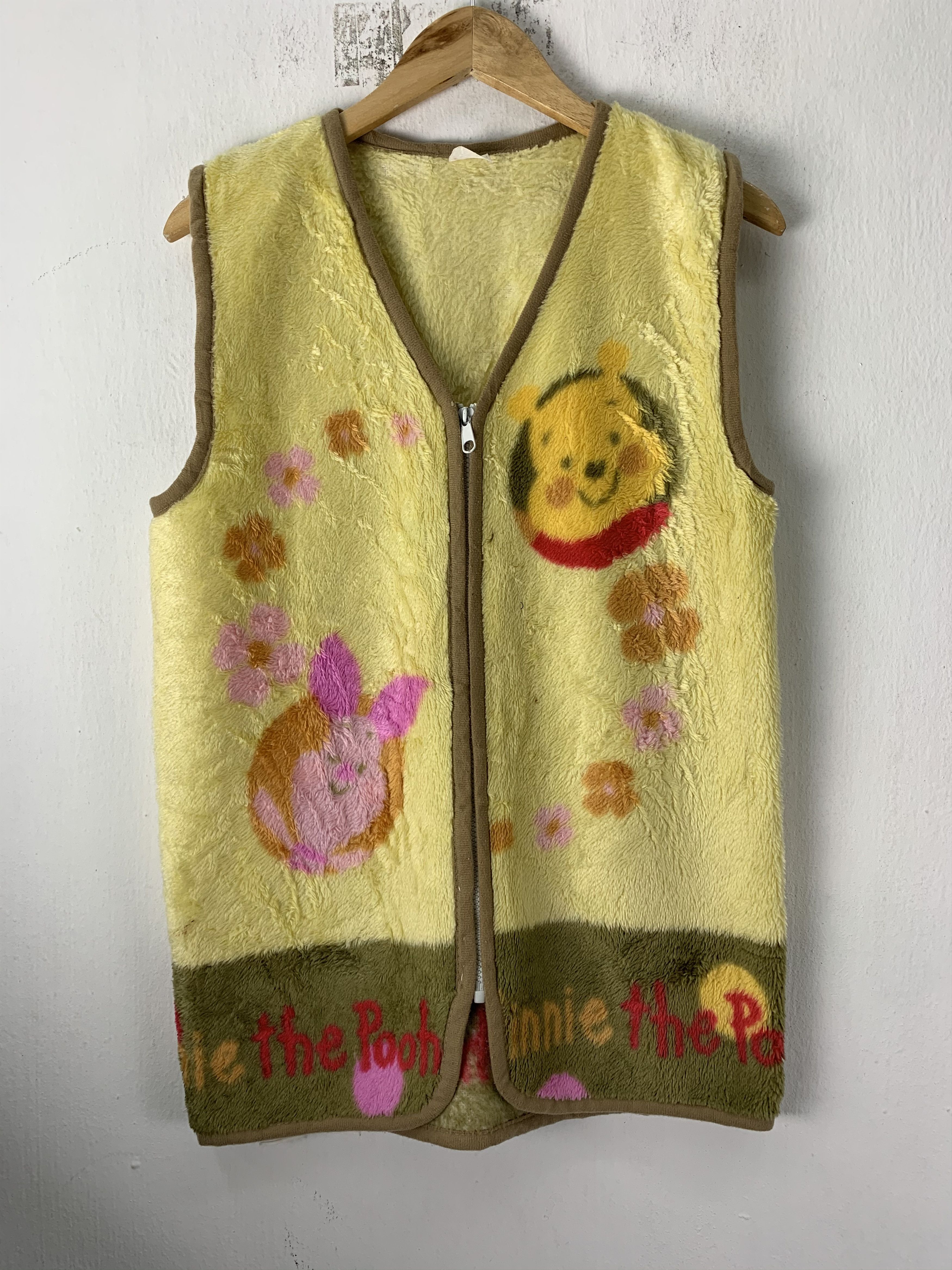 Cartoon Network Vintage Winnie THE POOH VEST Rare Streetwear Size S / US 4 / IT 40 - 1 Thumbnail