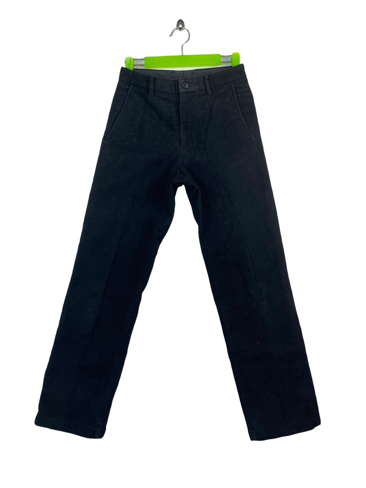 Yohji Yamamoto Rare Yohji Yamamoto light velvet black pant Size 27" / US 4 / IT 40 - 2 Thumbnail