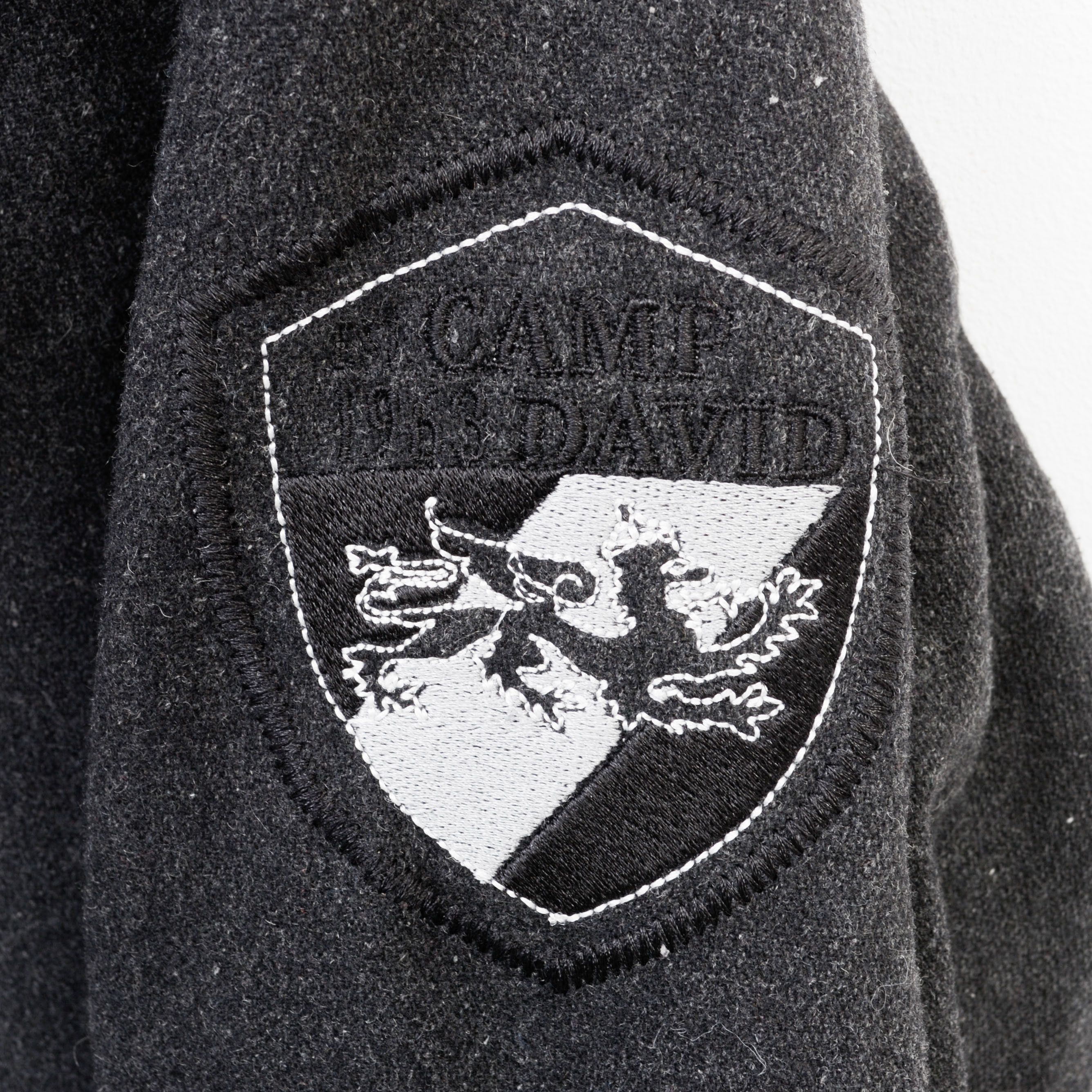 Camp David Car Jacket Pea Coat Wool Blend Black Button Winter Size US S / EU 44-46 / 1 - 4 Thumbnail