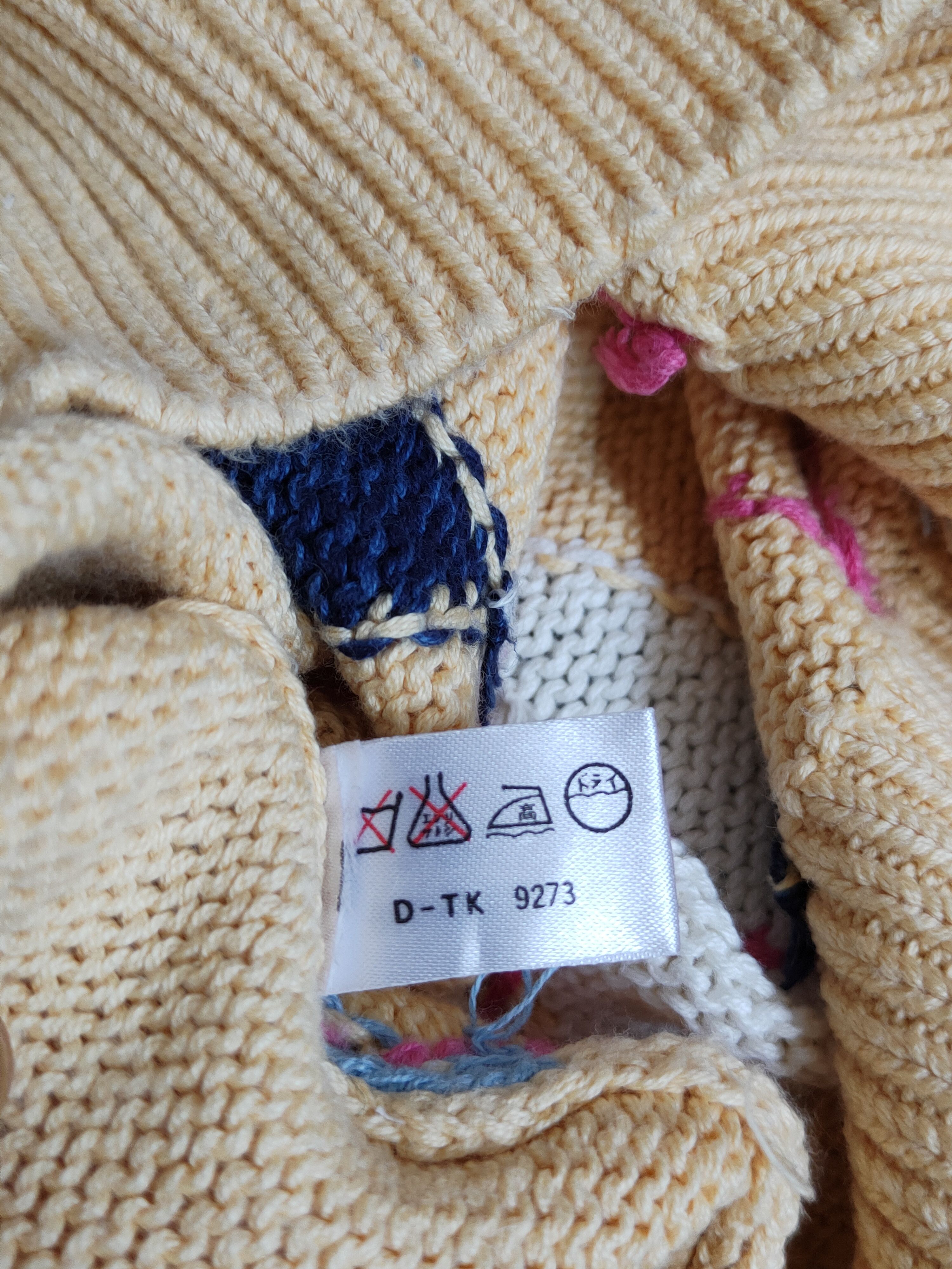 Homespun Knitwear Cabin Yellow Knitwear vintage sweatshirt #4375 Size US M / EU 48-50 / 2 - 10 Thumbnail
