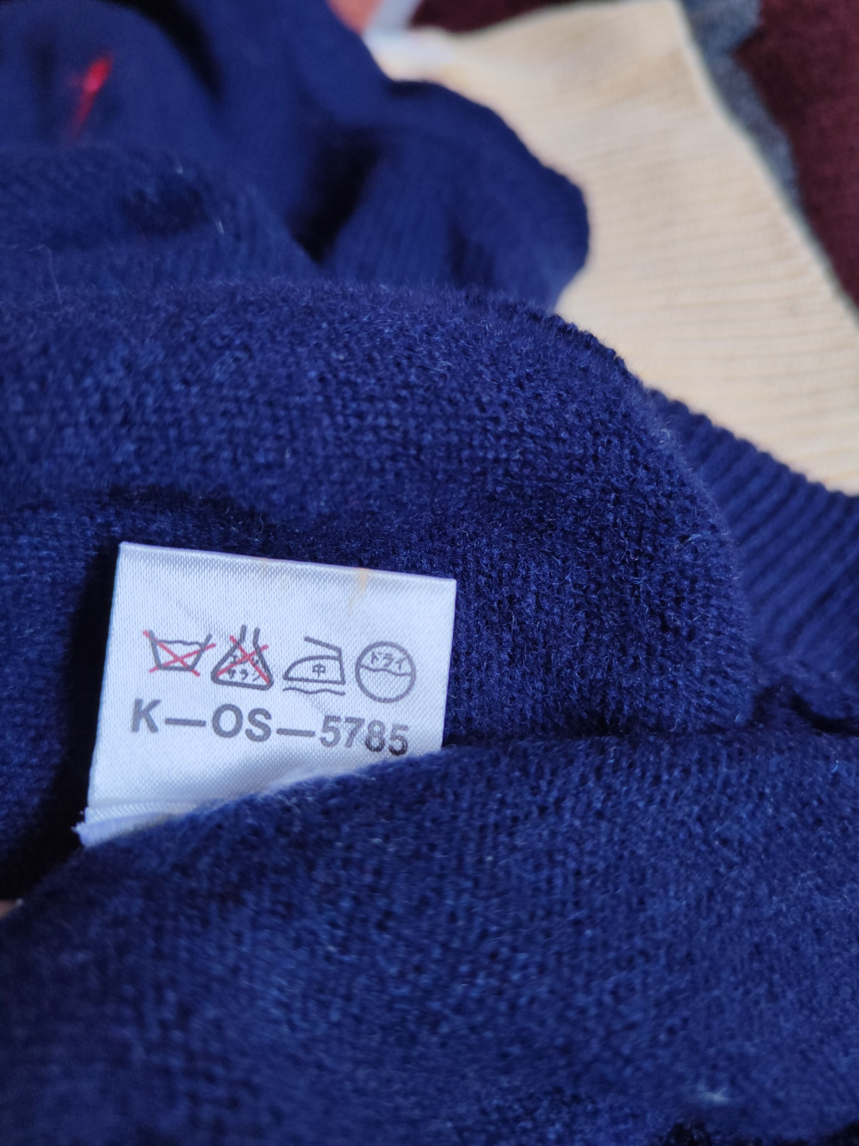 Japanese Brand Polo Spirit Dark Blue Vest sleeveless vintage #4374 Size US M / EU 48-50 / 2 - 9 Thumbnail
