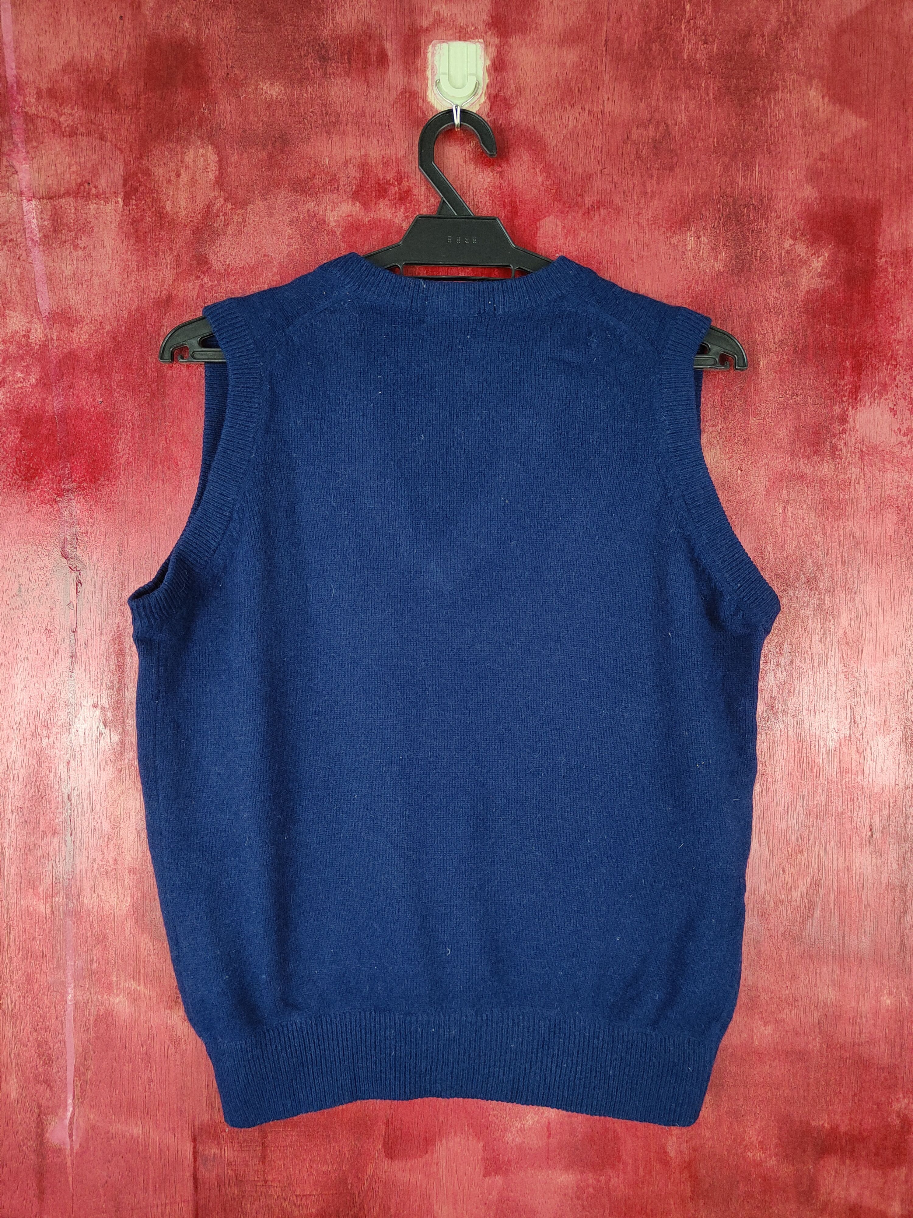 Japanese Brand Polo Spirit Dark Blue Vest sleeveless vintage #4374 Size US M / EU 48-50 / 2 - 6 Thumbnail