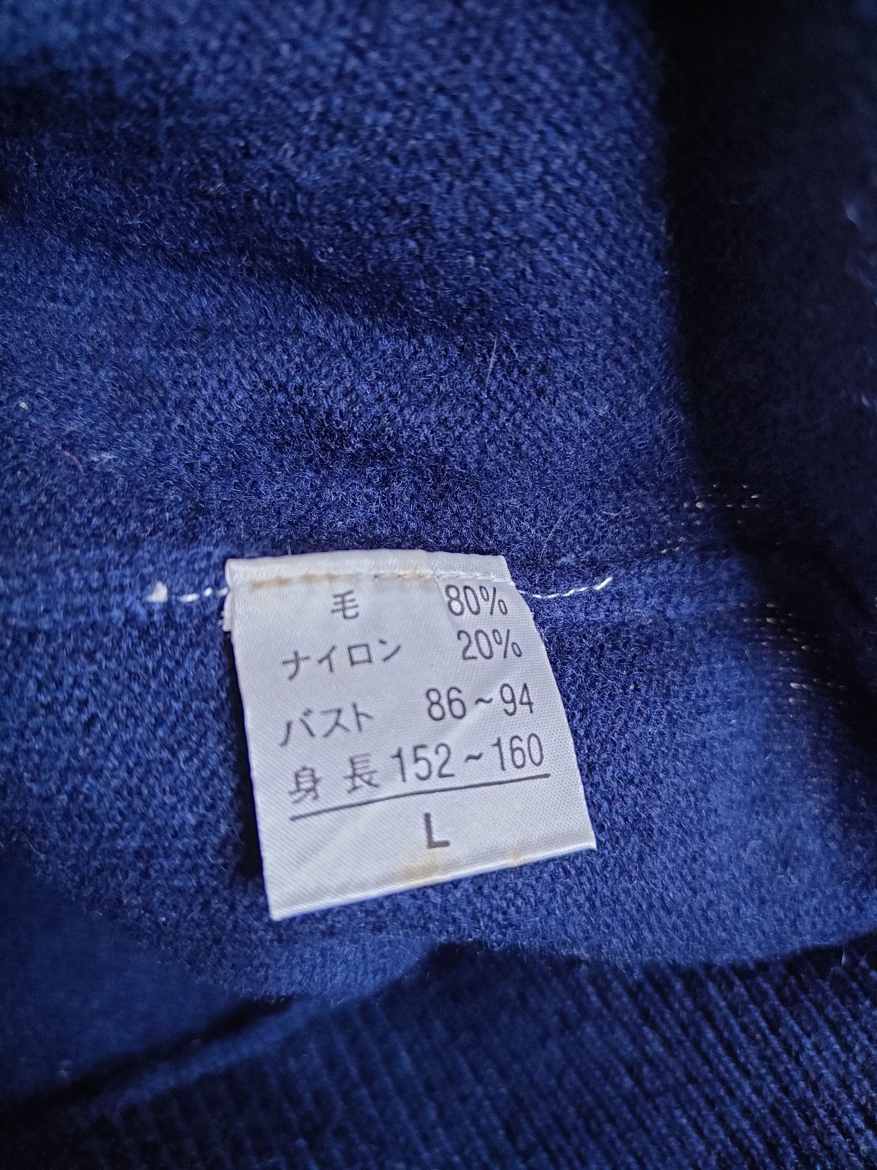 Japanese Brand Polo Spirit Dark Blue Vest sleeveless vintage #4374 Size US M / EU 48-50 / 2 - 10 Thumbnail