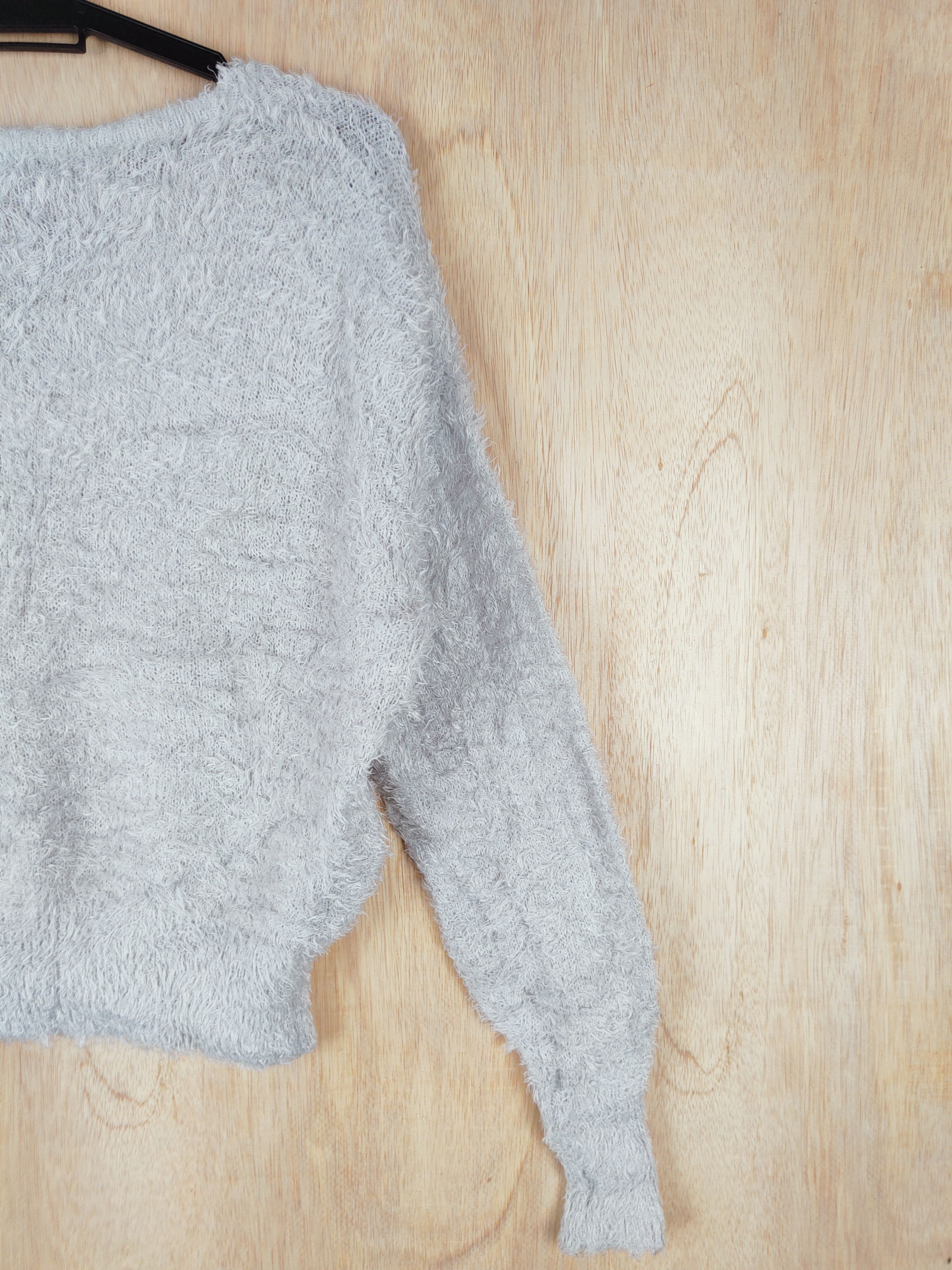 Homespun Knitwear × Japanese Brand Earth Music & Ecology Shaggy Fur Mohair Knitwear #S269 Size S / US 4 / IT 40 - 7 Thumbnail