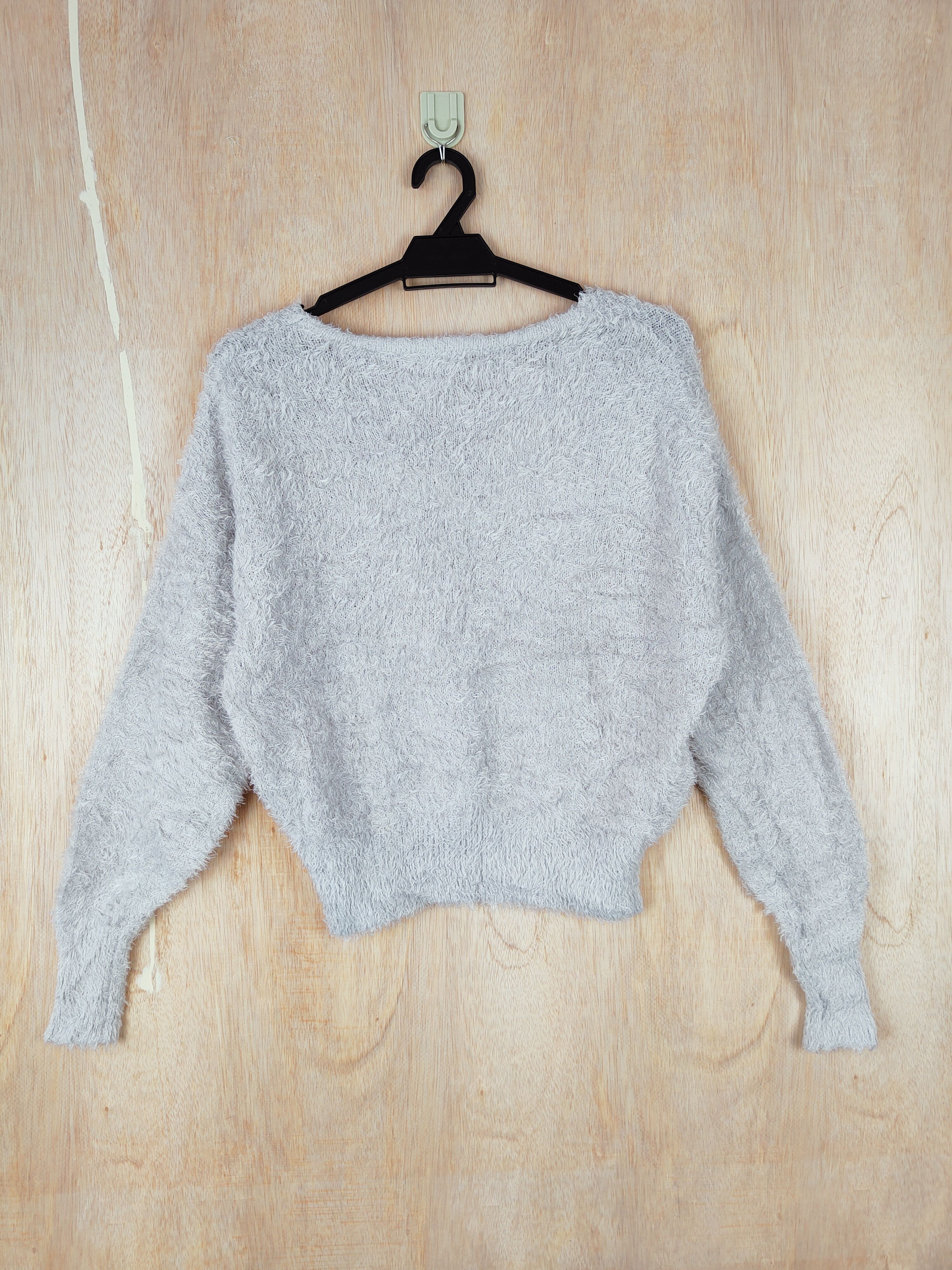 Homespun Knitwear × Japanese Brand Earth Music & Ecology Shaggy Fur Mohair Knitwear #S269 Size S / US 4 / IT 40 - 5 Thumbnail