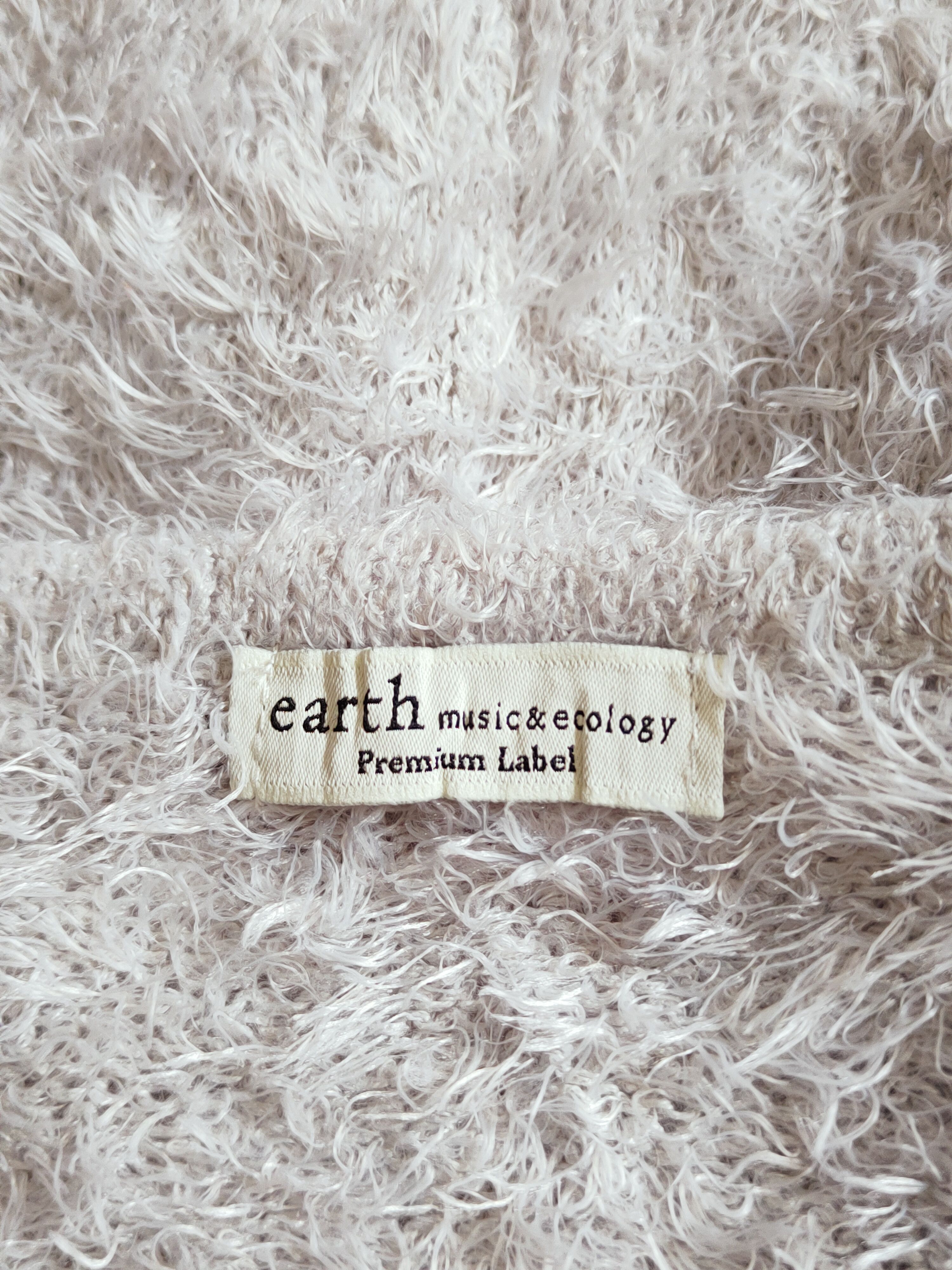 Homespun Knitwear × Japanese Brand Earth Music & Ecology Shaggy Fur Mohair Knitwear #S269 Size S / US 4 / IT 40 - 12 Thumbnail
