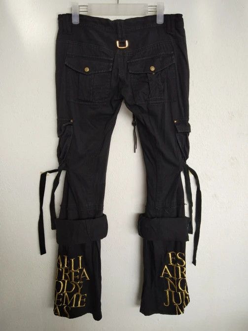 semantic 00s cargo pants design パンツ bondage